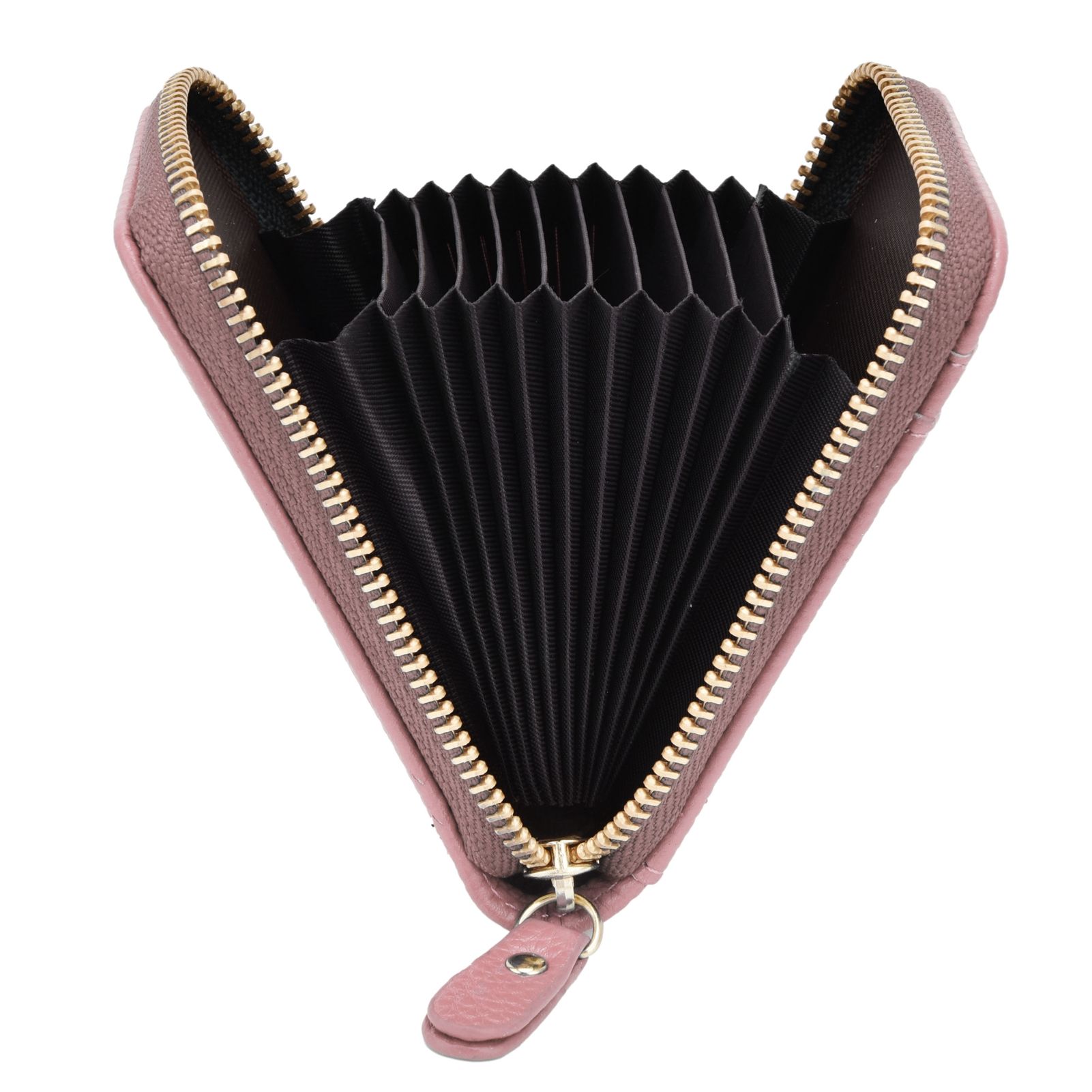 Credit Card Bag with Zipper Fashionable Mini Portable Antimagnetic ID Cards view 10