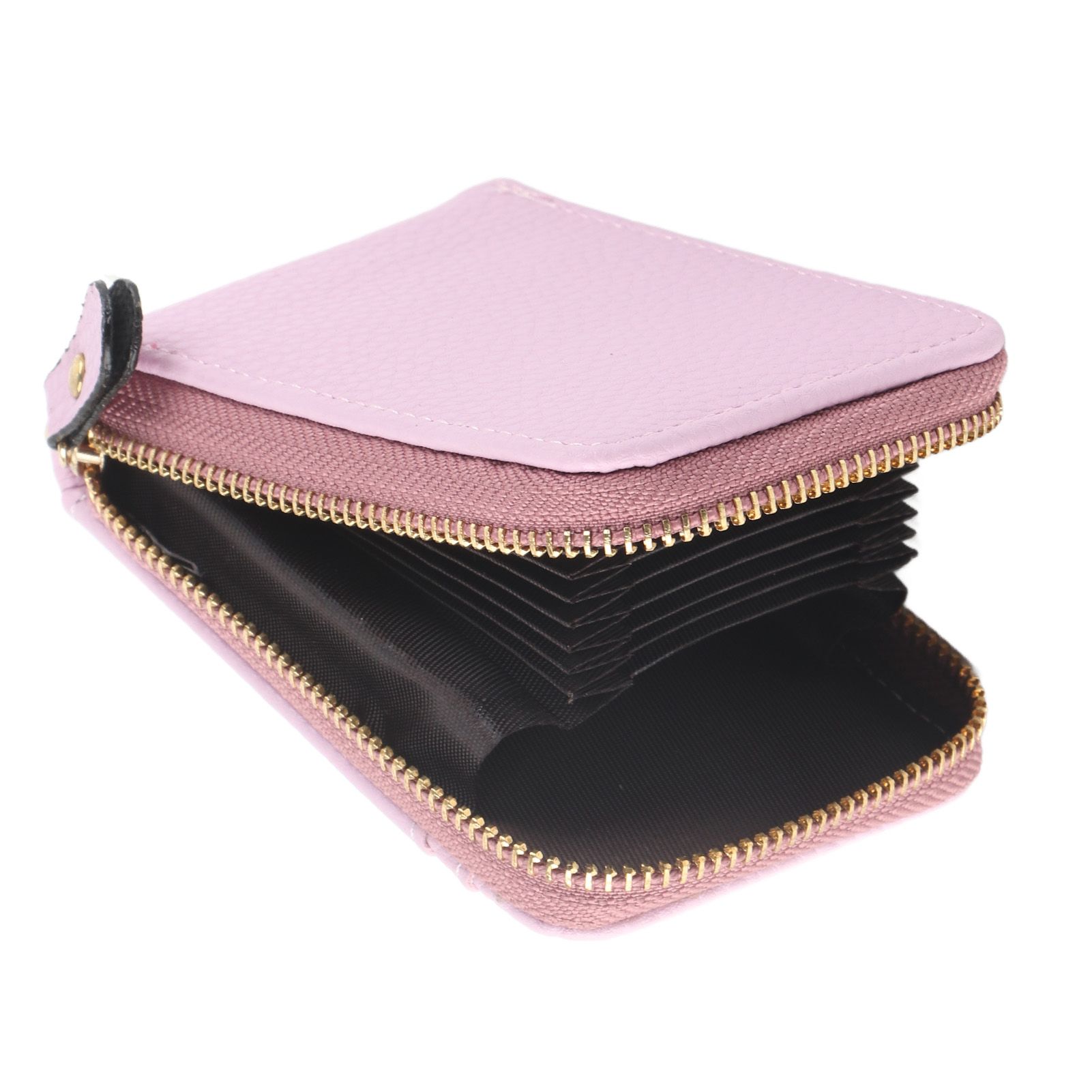 Credit Card Bag with Zipper Fashionable Mini Portable Antimagnetic ID Cards view 7