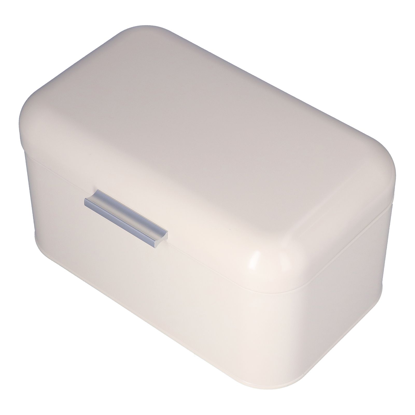 Milky White Bread Box Safe Odorless Large Capacity Anti Fingerprint Retro Tin view 10