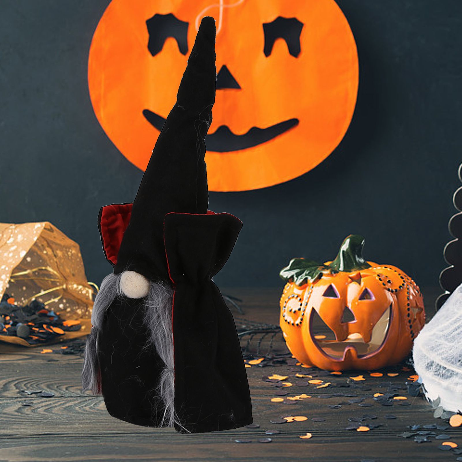 Vampire Doll Halloween Cute Durable Standable Gnomes Plush for with Pointed view 12