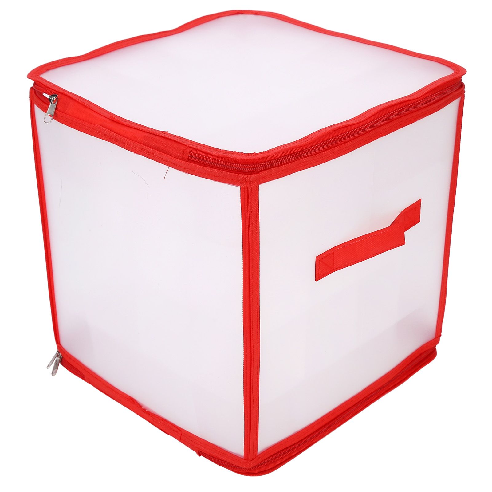 Storage Box Transparent PVC Zipper Sealed Durable Sock Organizer with view 4