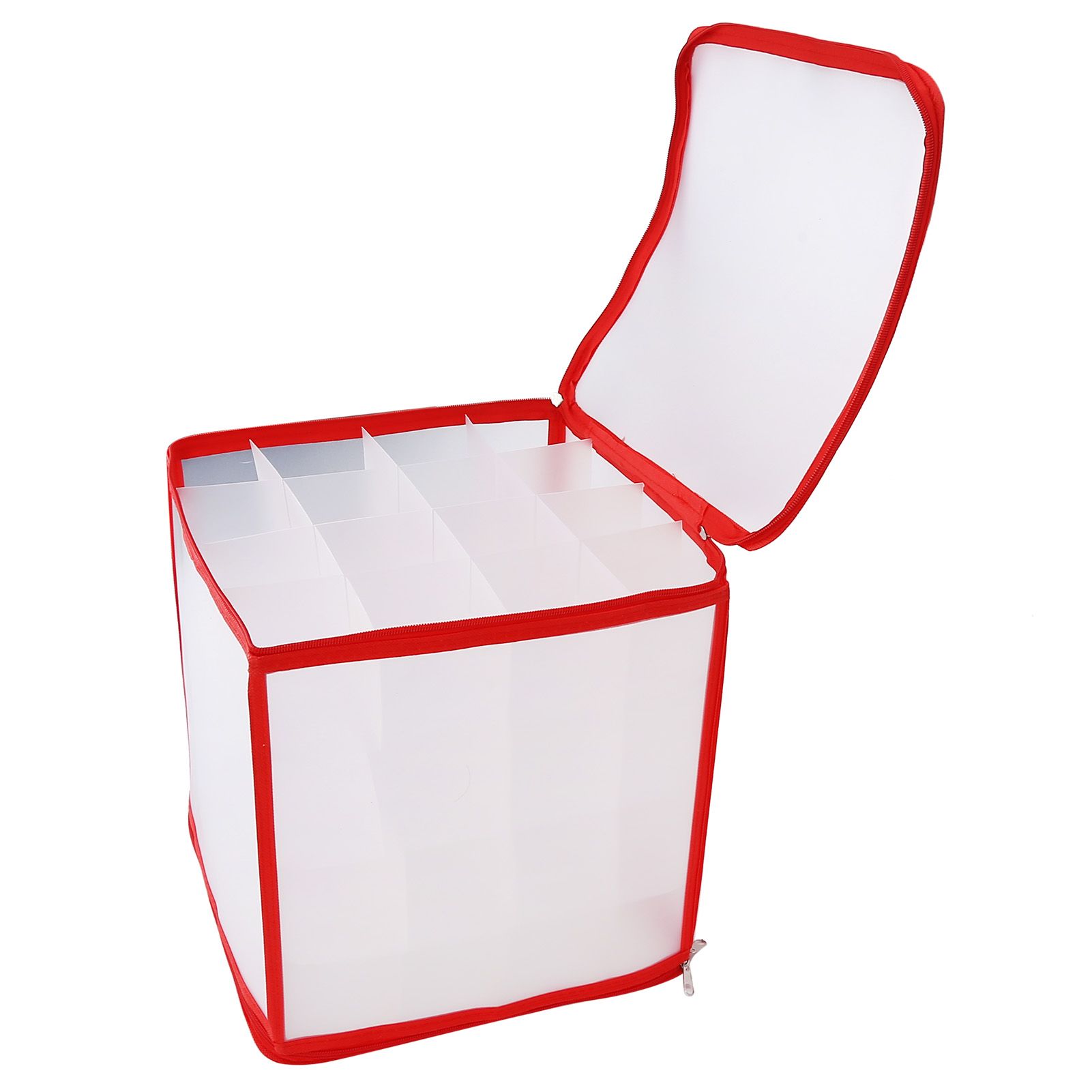 Storage Box Transparent PVC Zipper Sealed Durable Sock Organizer with view 6