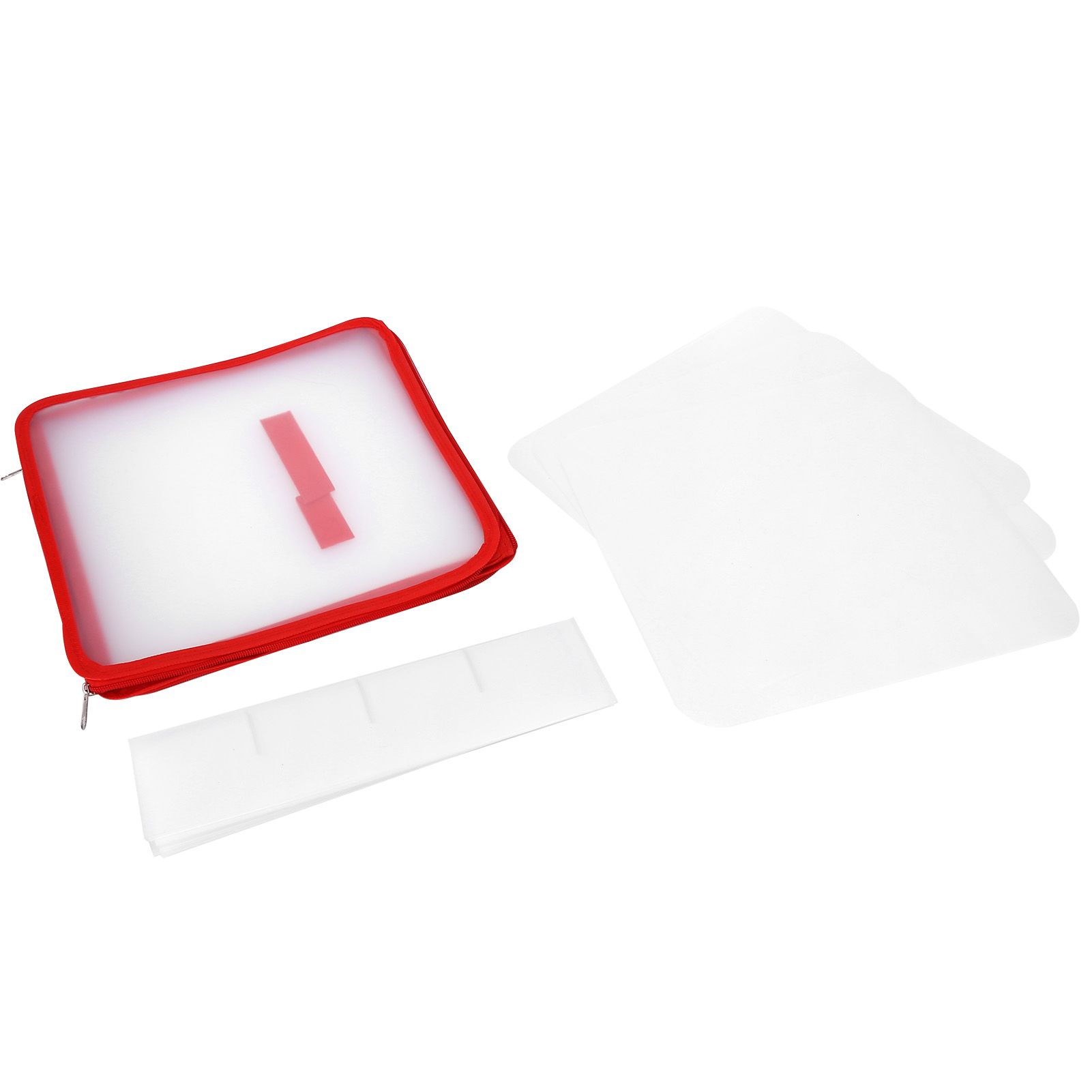 Storage Box Transparent PVC Zipper Sealed Durable Sock Organizer with view 8