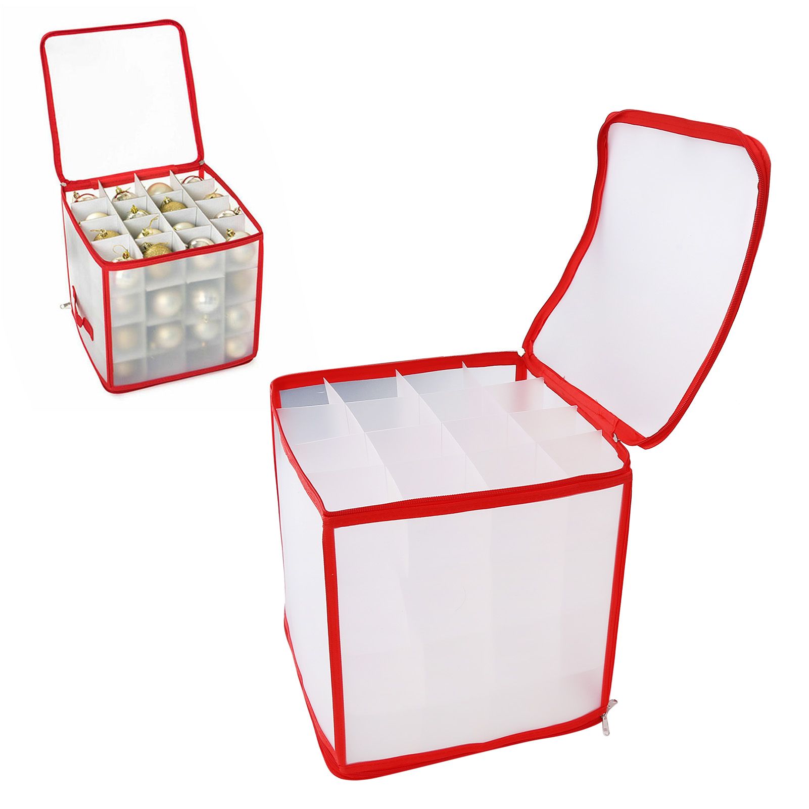 Storage Box Transparent PVC Zipper Sealed Durable Sock Organizer with view 11