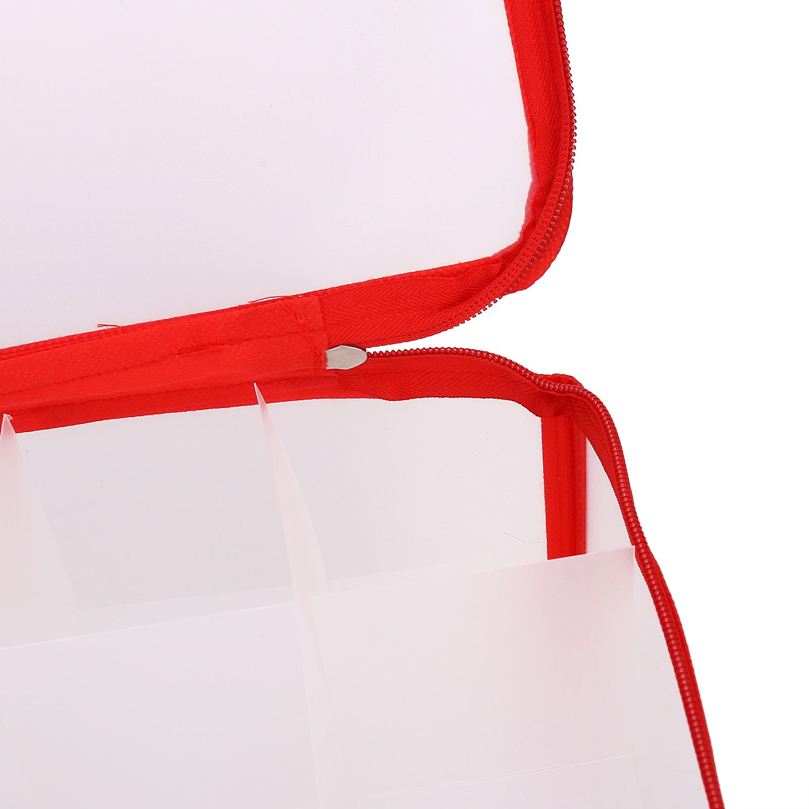 Storage Box Transparent PVC Zipper Sealed Durable Sock Organizer with view 14