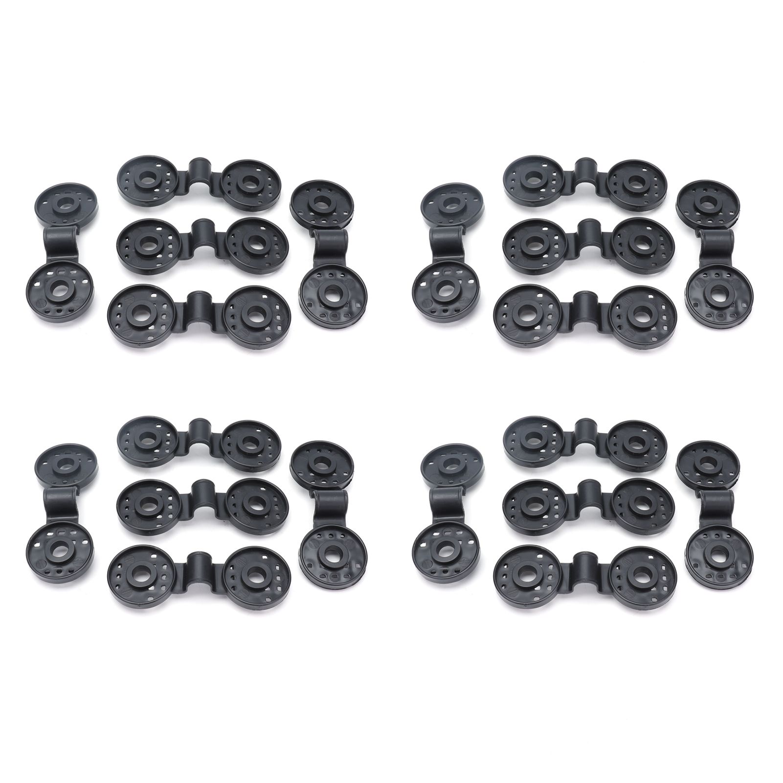 20Pcs Shading Net Clips Black Sunshade Cloth Fasteners Greenhouse Clamps Tools