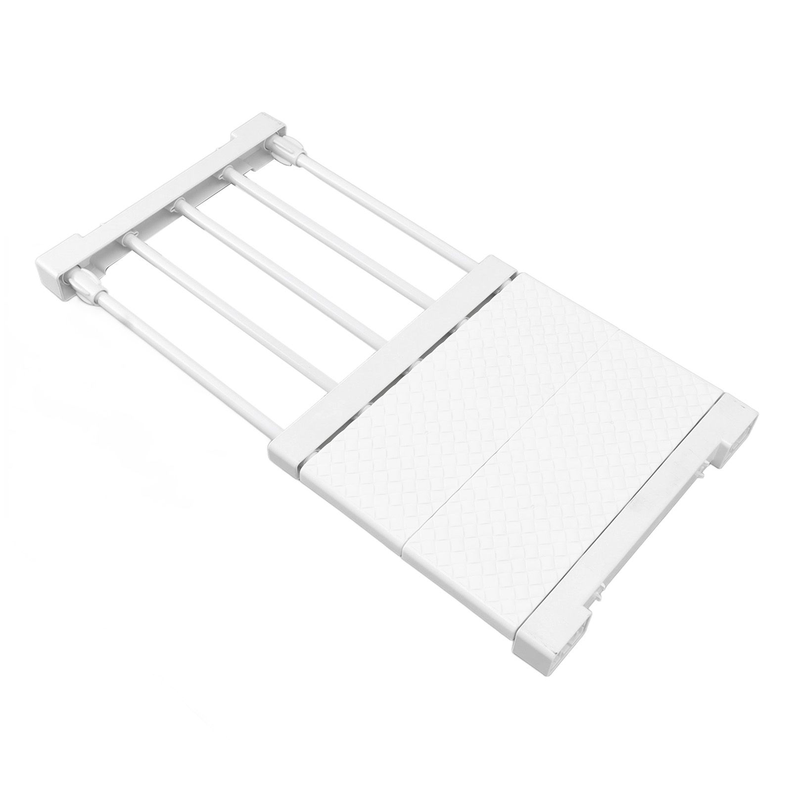 Tension Shelf Adjustable Closet Divider 24cm Width Storage Rack for Cabinet view 4