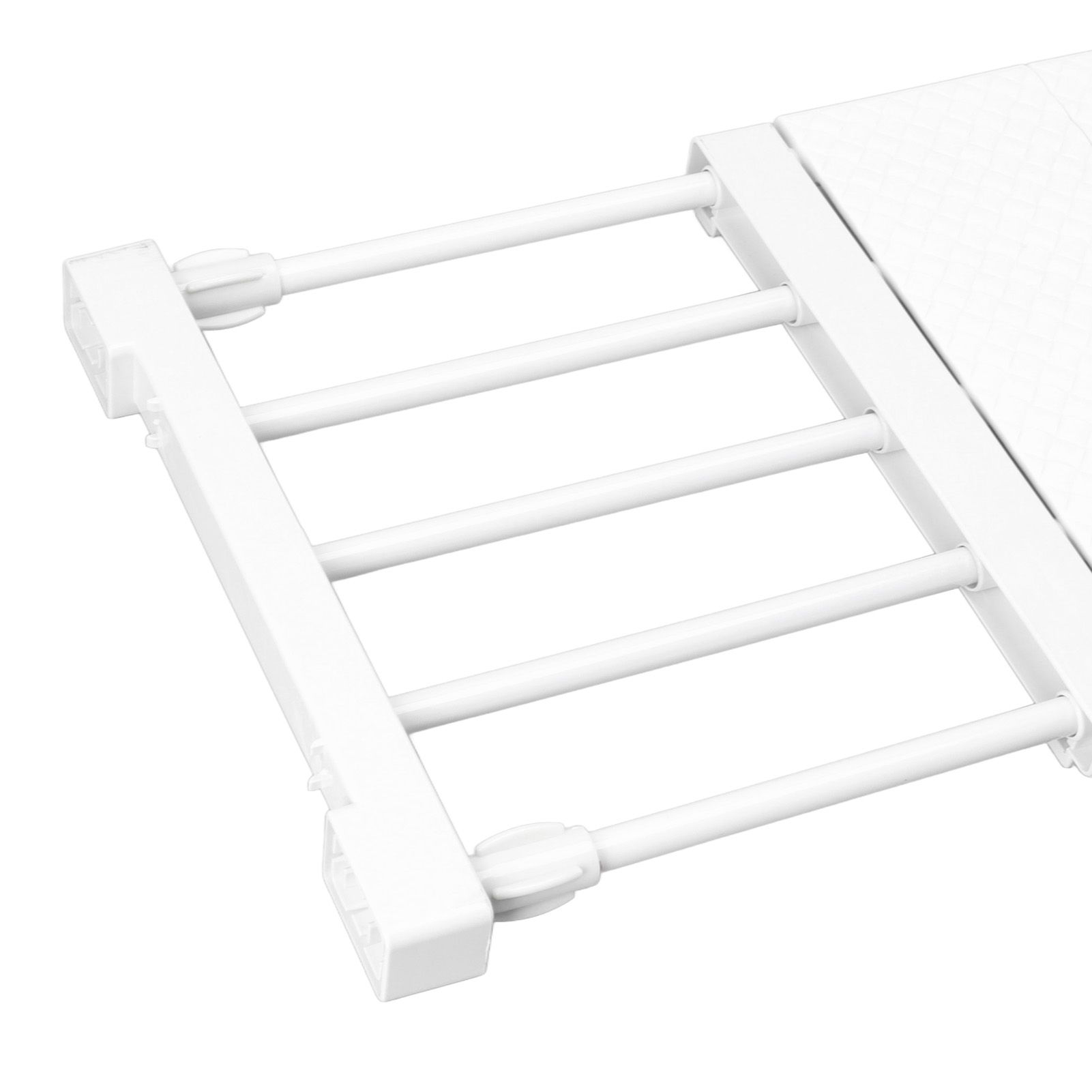 Tension Shelf Adjustable Closet Divider 24cm Width Storage Rack for Cabinet view 15