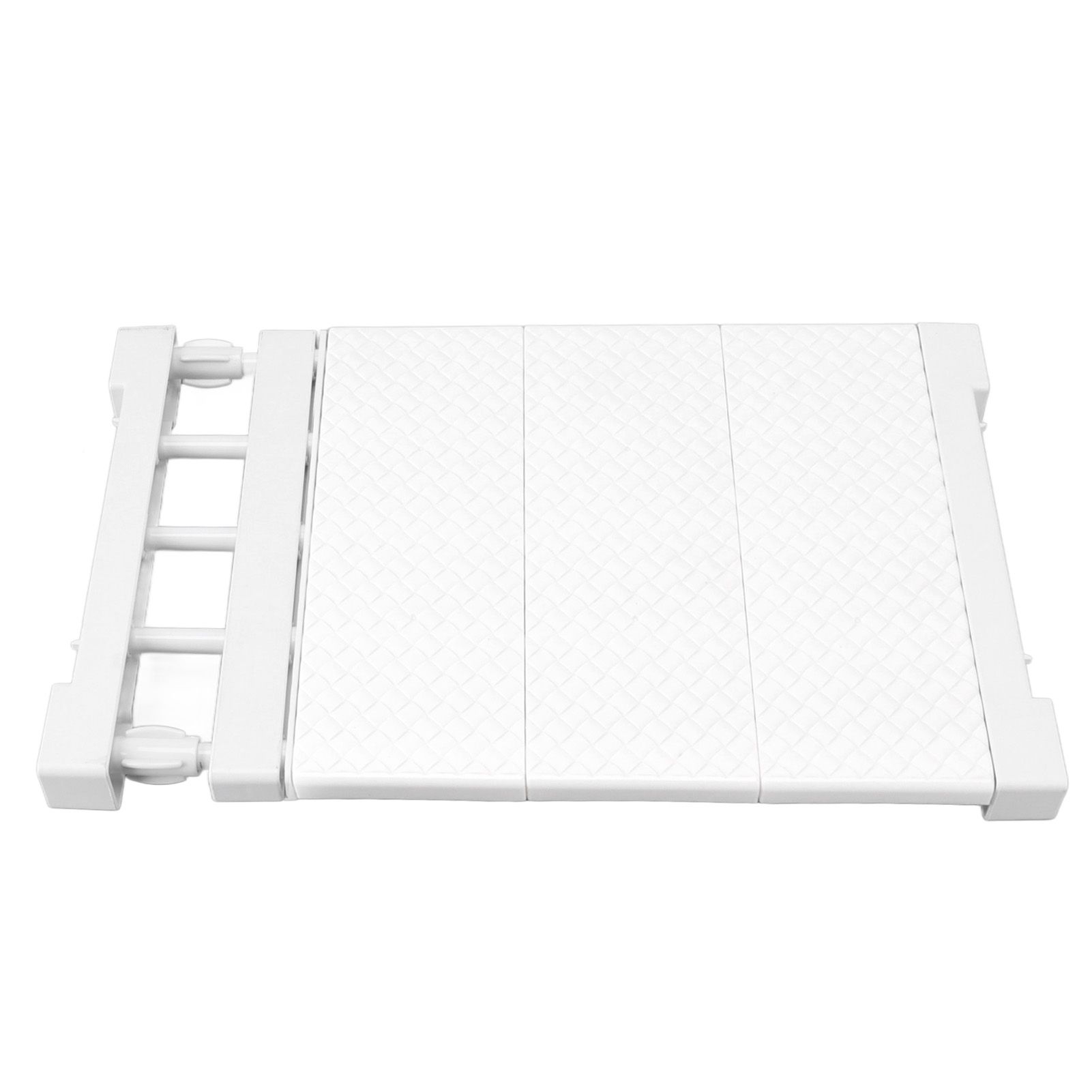Tension Shelf Adjustable Closet Divider 24cm Width Storage Rack for Cabinet view 3