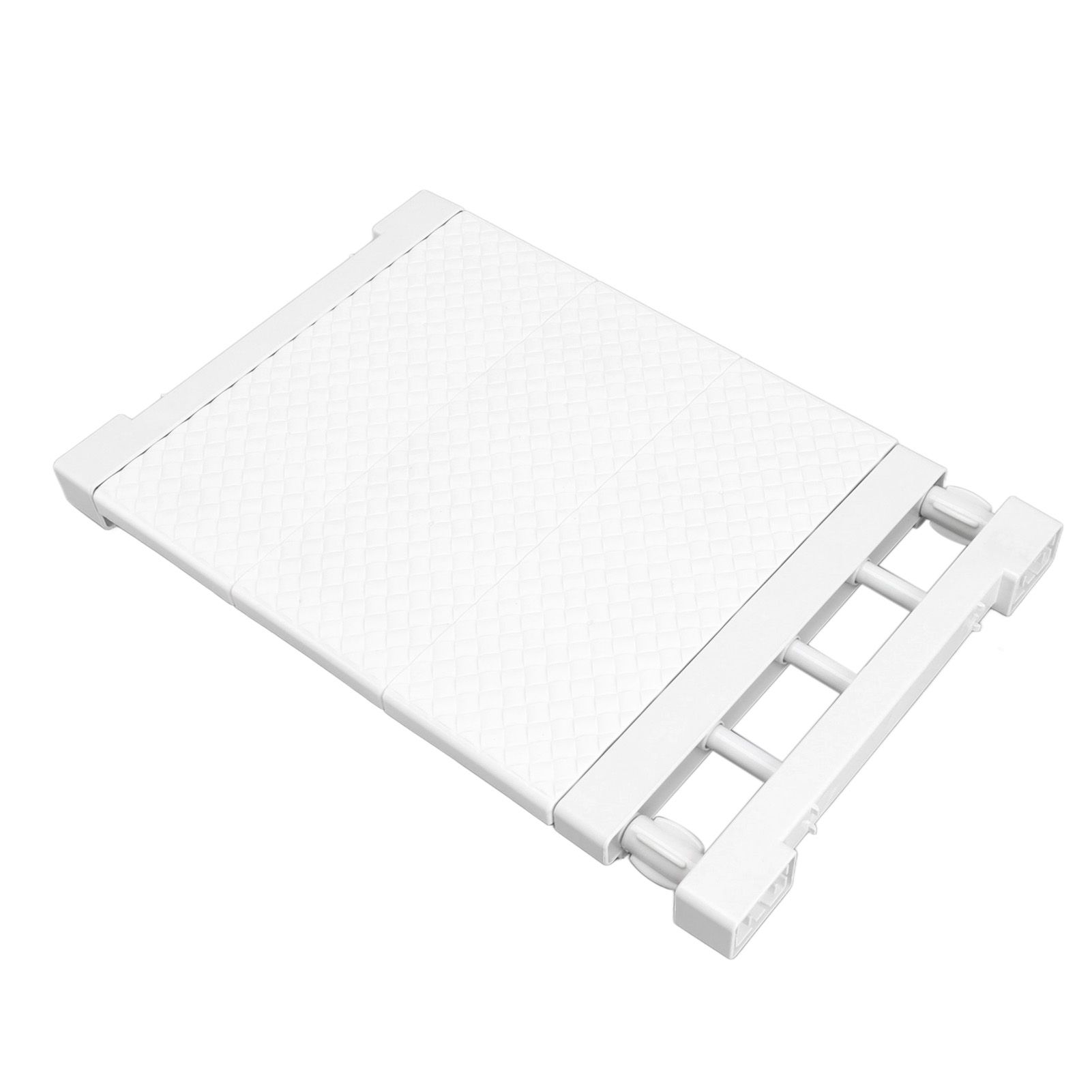 Tension Shelf Adjustable Closet Divider 24cm Width Storage Rack for Cabinet view 4