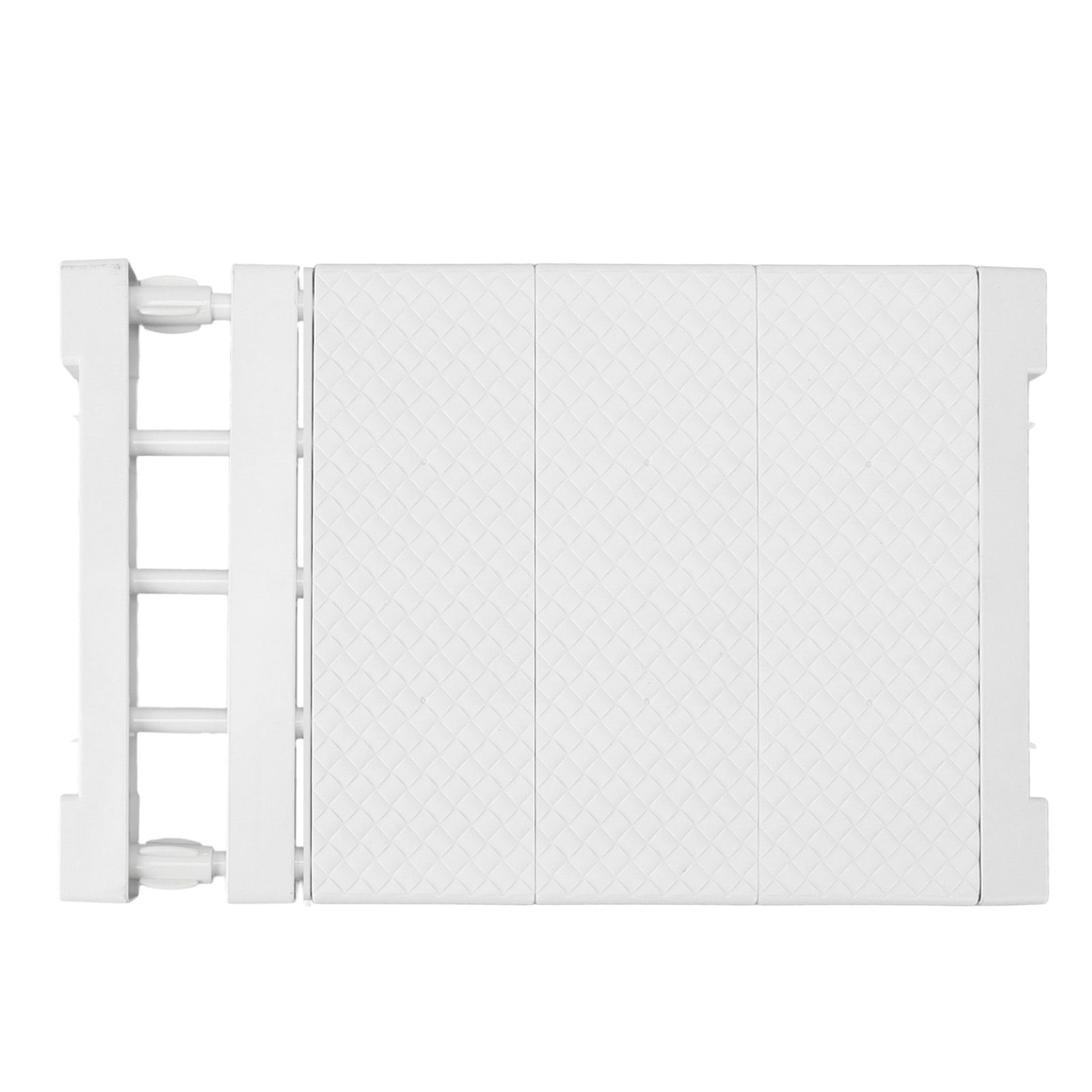 Tension Shelf Adjustable Closet Divider 24cm Width Storage Rack for Cabinet view 5