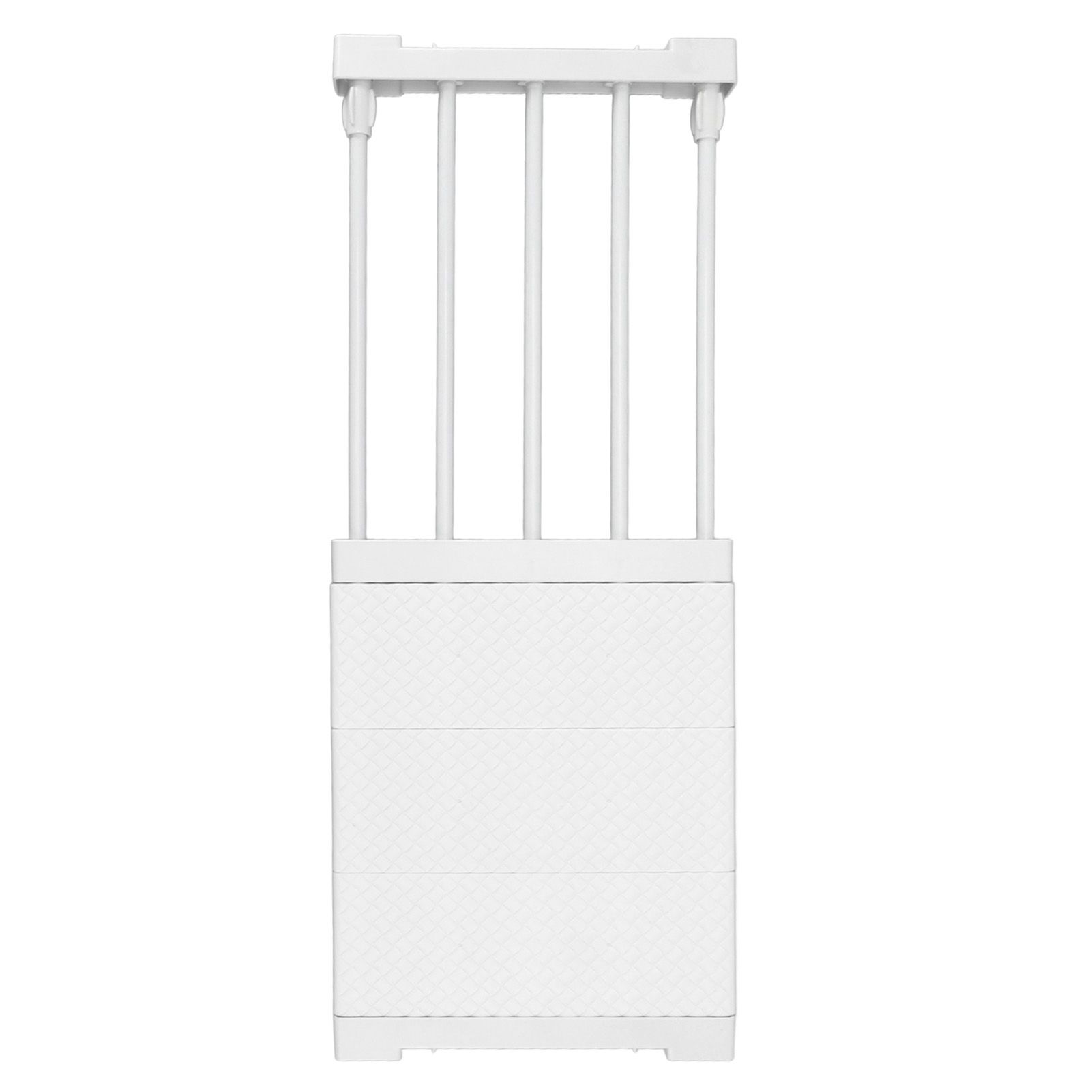Tension Shelf Adjustable Closet Divider 24cm Width Storage Rack for Cabinet view 6
