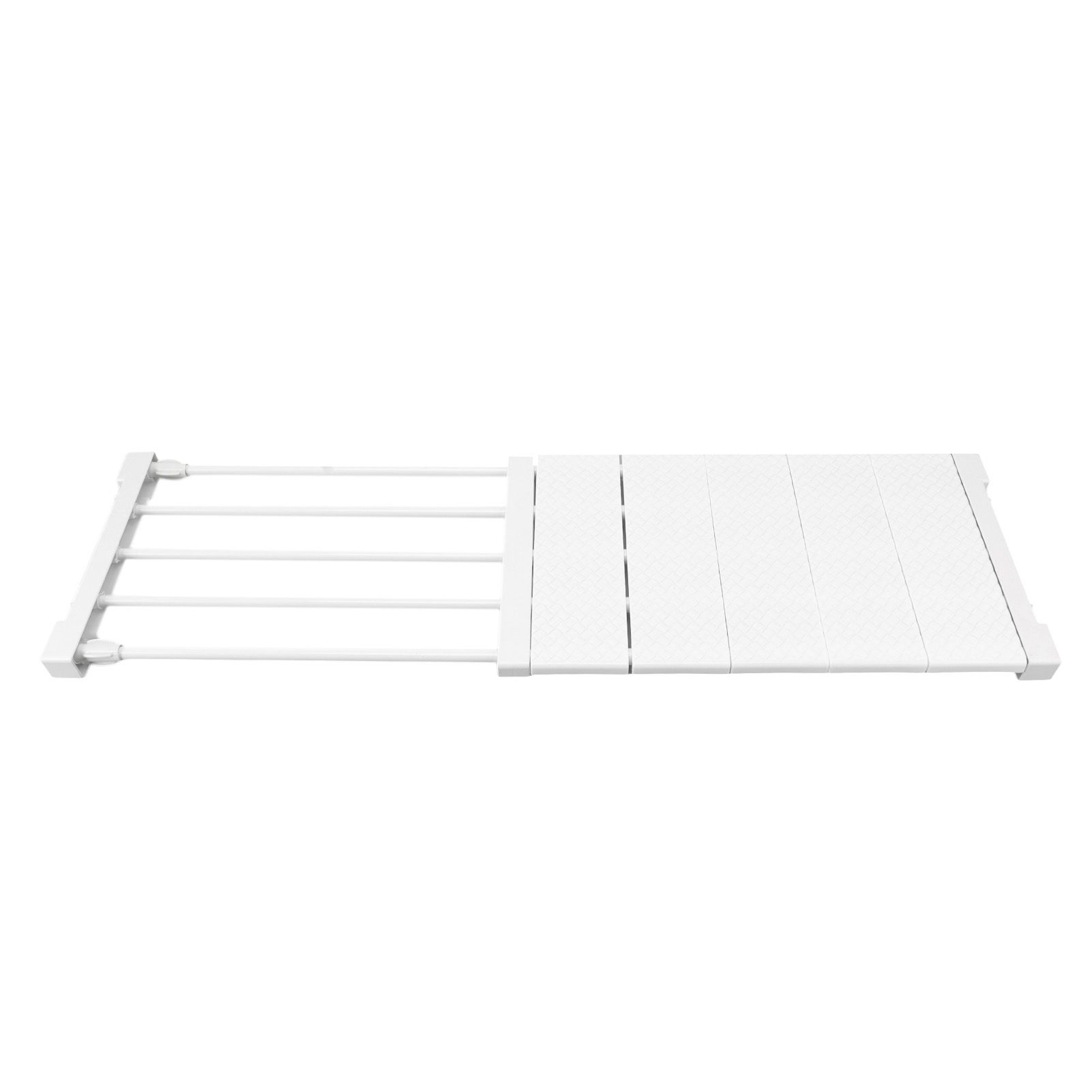 Tension Shelf Adjustable Closet Divider 24cm Width Storage Rack for Cabinet view 2