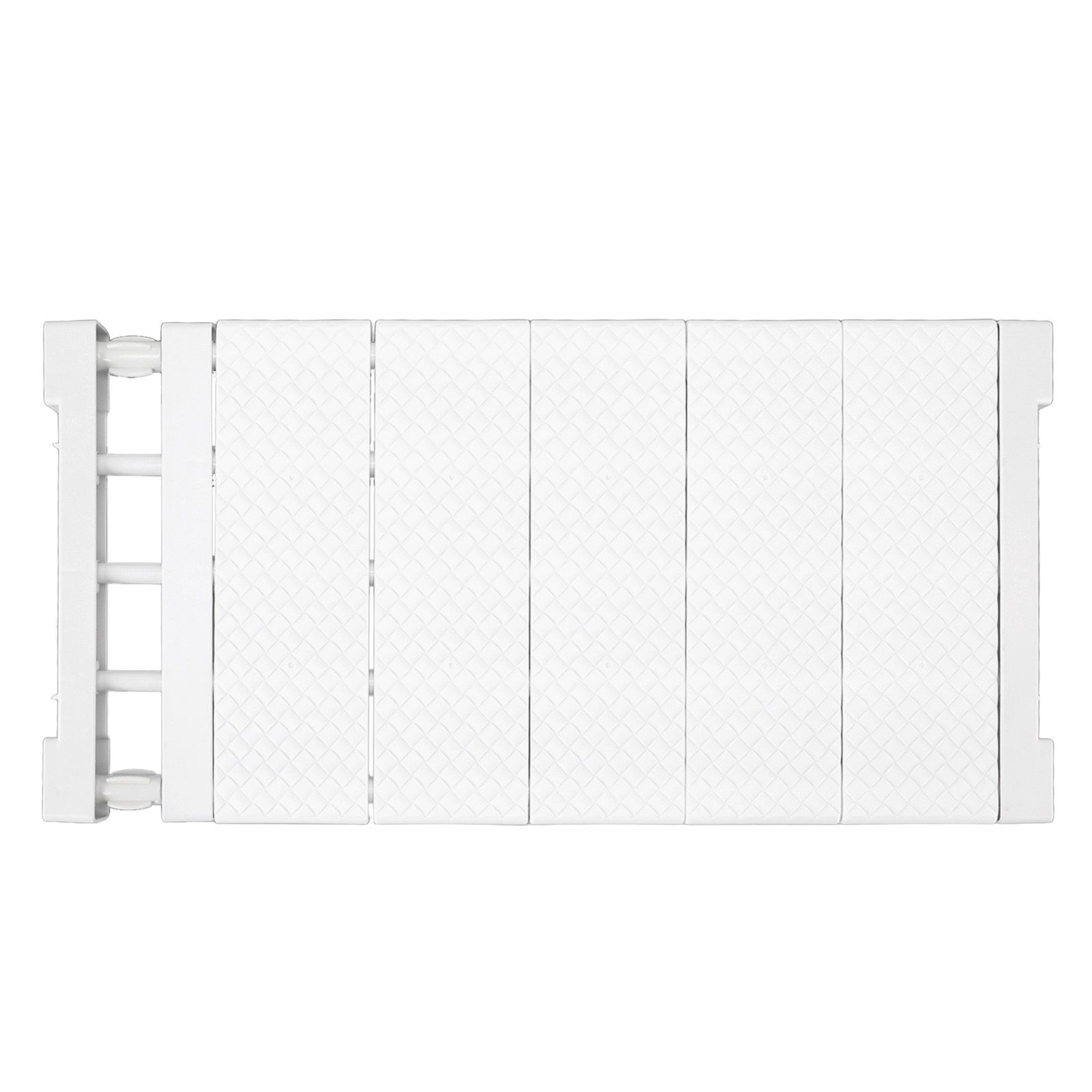 Tension Shelf Adjustable Closet Divider 24cm Width Storage Rack for Cabinet view 3