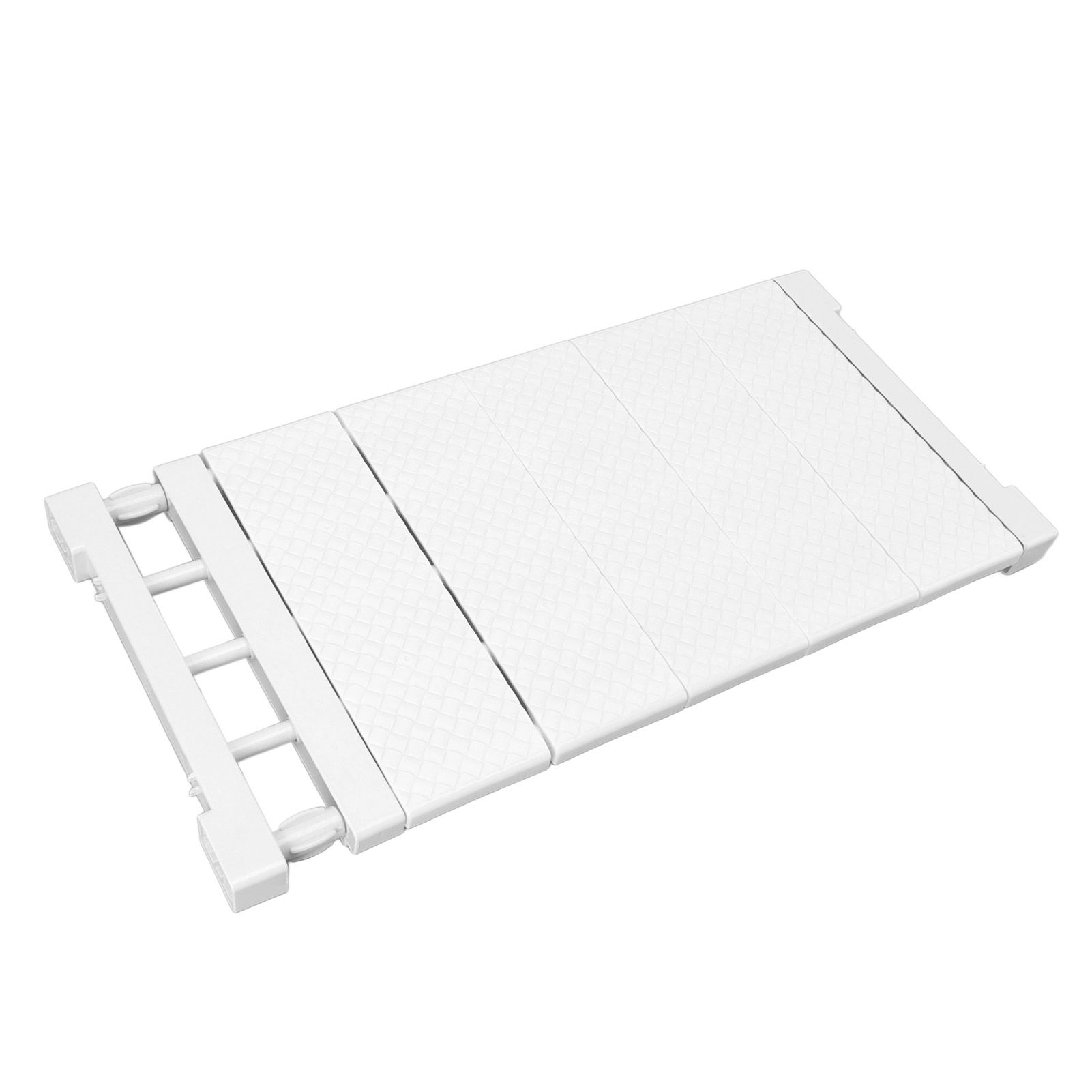 Tension Shelf Adjustable Closet Divider 24cm Width Storage Rack for Cabinet view 4