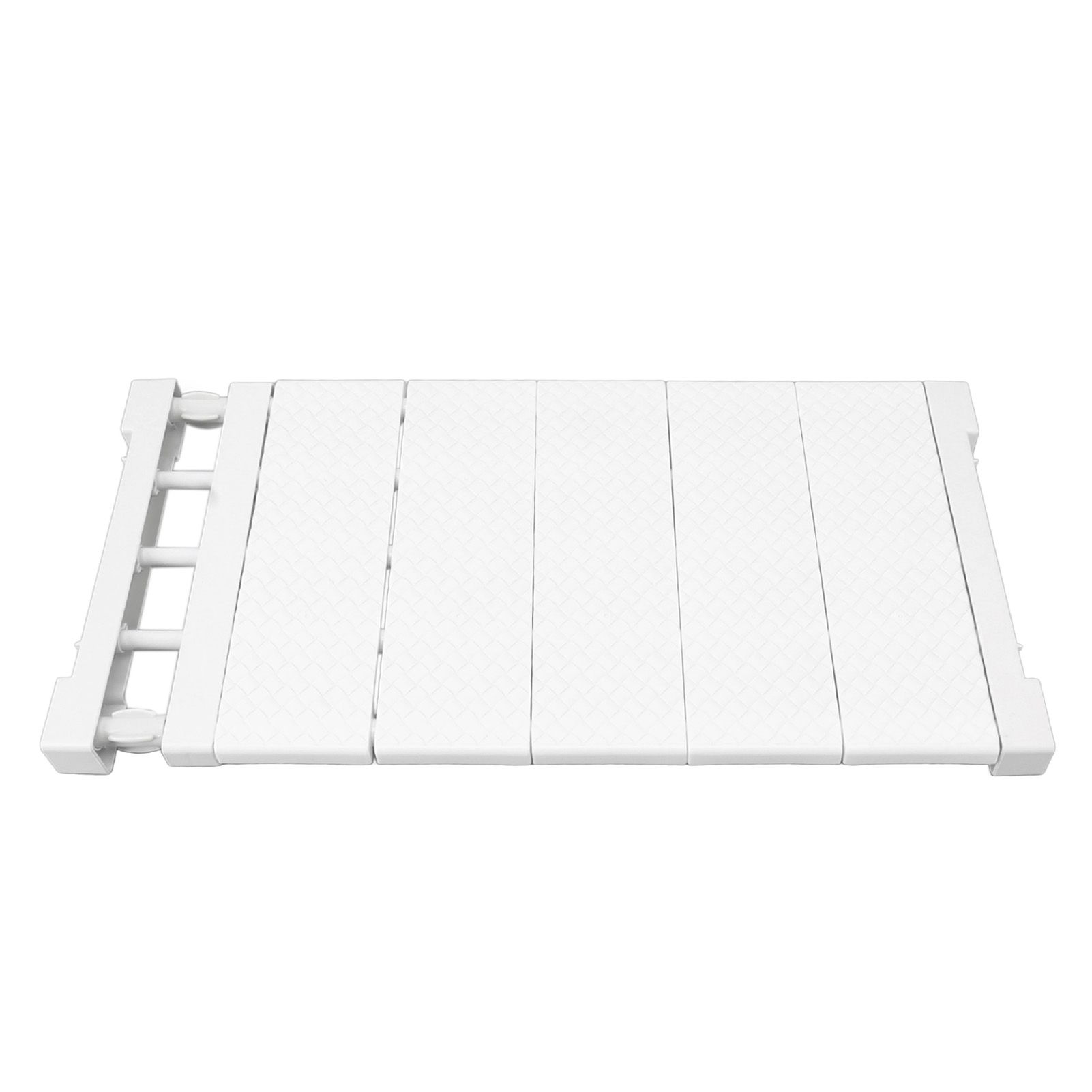 Tension Shelf Adjustable Closet Divider 24cm Width Storage Rack for Cabinet view 8