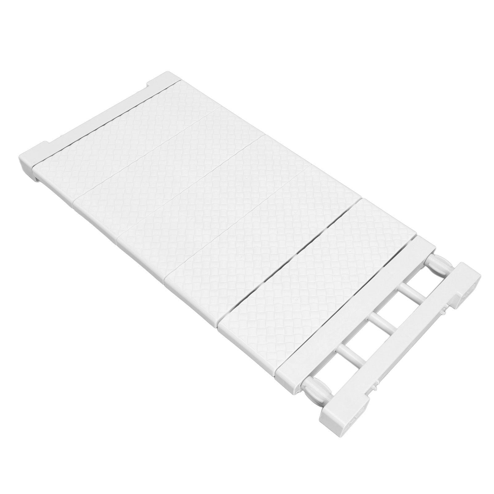 Tension Shelf Adjustable Closet Divider 24cm Width Storage Rack for Cabinet view 9