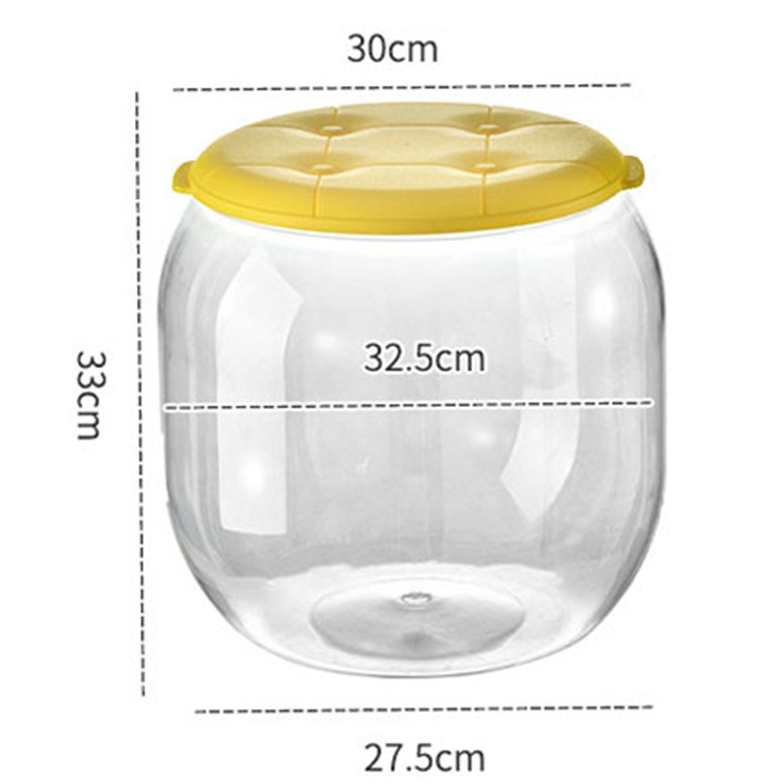 Toy Storage Stool Multipurpose Innovative Round Shape Transparent Storage view 12