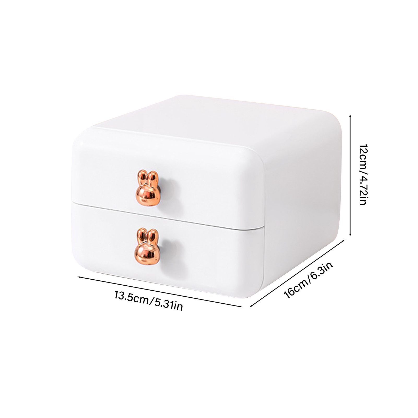 Desktop Drawer Jewelry Hair Accessories Sundries Storage Box Tabletop view 10