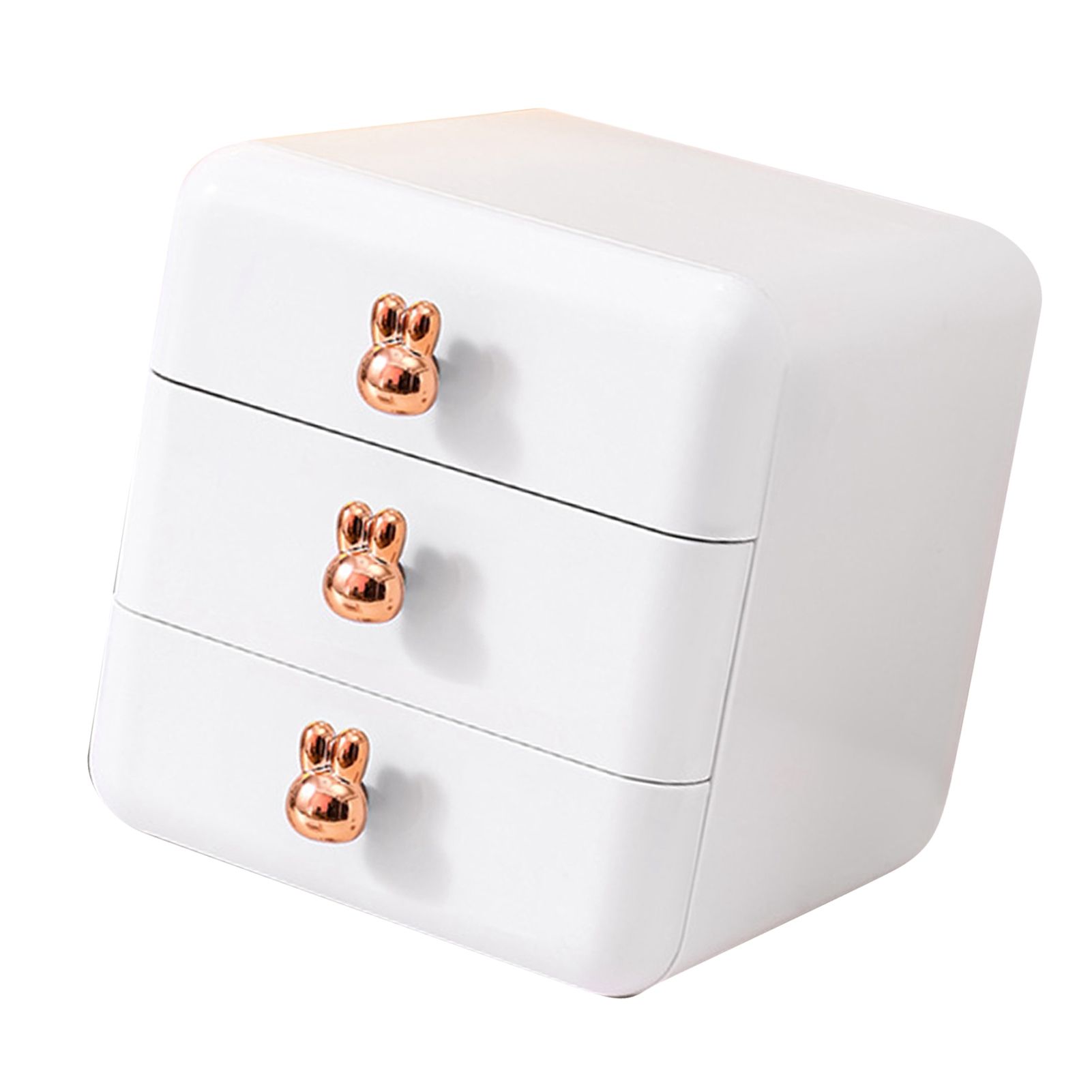 Desktop Drawer Jewelry Hair Accessories Sundries Storage Box Tabletop view 2