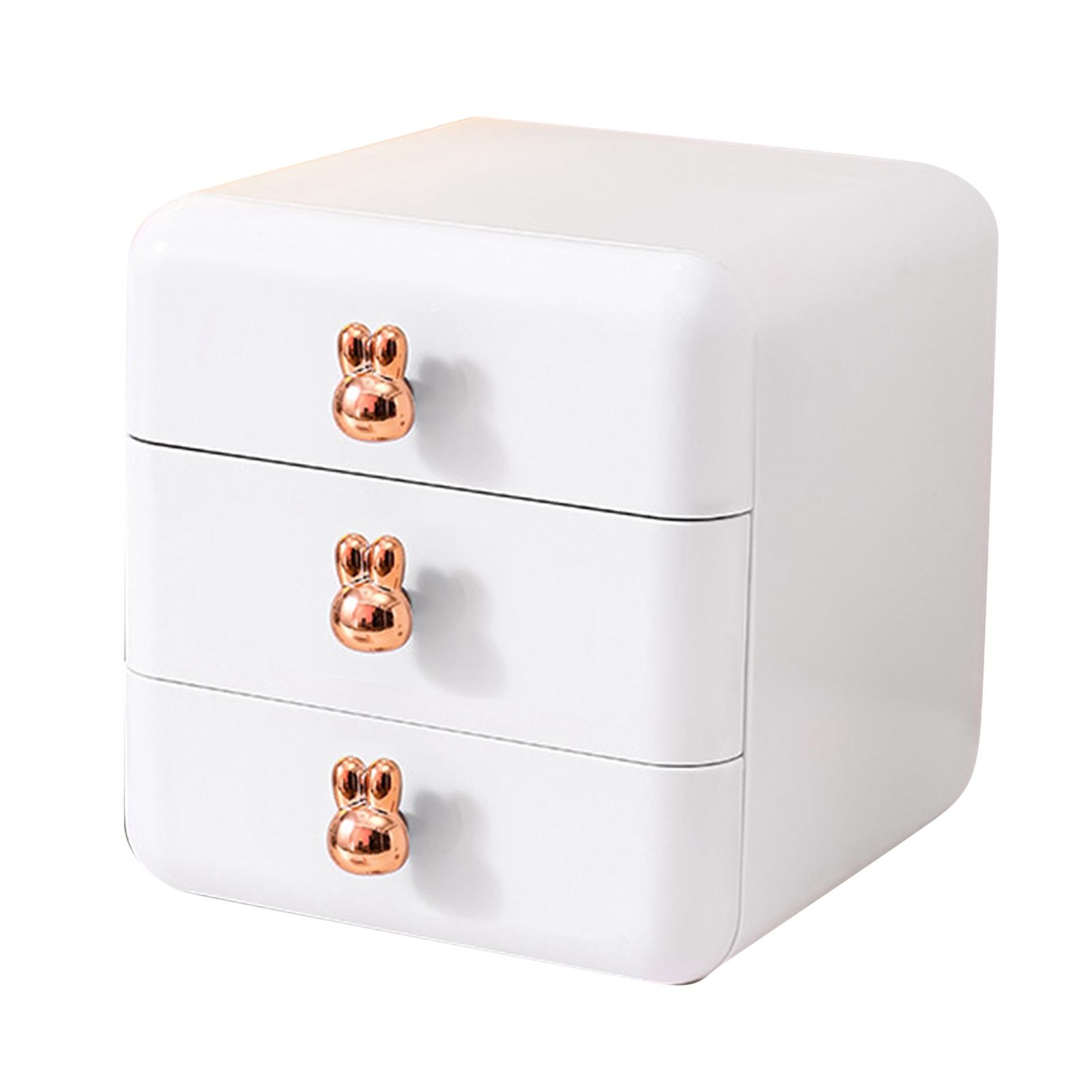 Desktop Drawer Jewelry Hair Accessories Sundries Storage Box Tabletop view 3