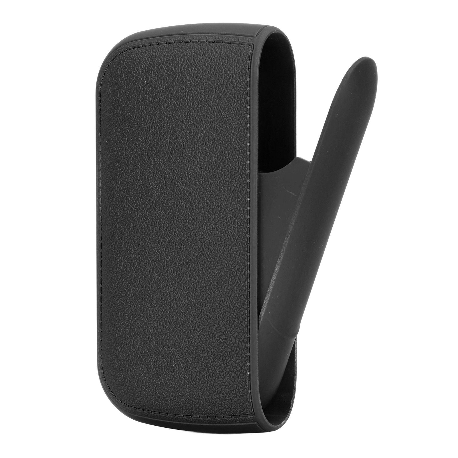 Cigarette Case 10 Capacity Carrying Box Leather Texture One Hand Operation ABS view 8