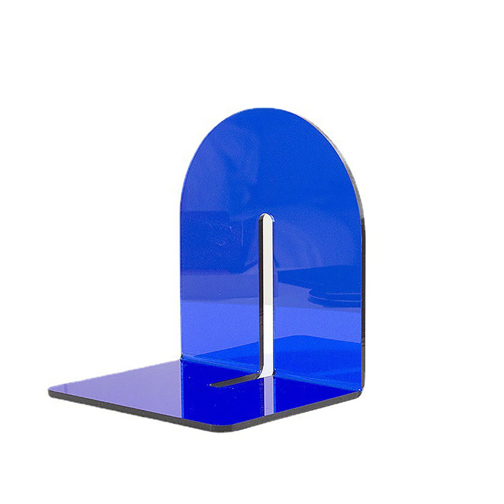 Acrylic Book End Thickened L Shape Bookend Stopper Desktop Book Organizer for view 12