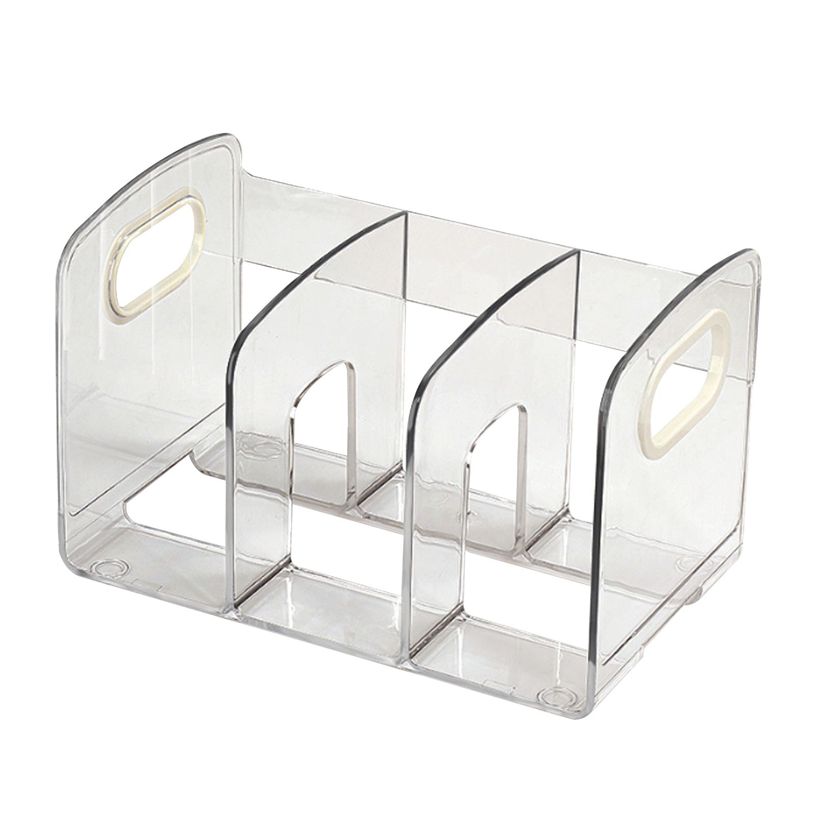 Book Organizer Desktop Book Rack File Holder Acrylic Tabletop Organizer for