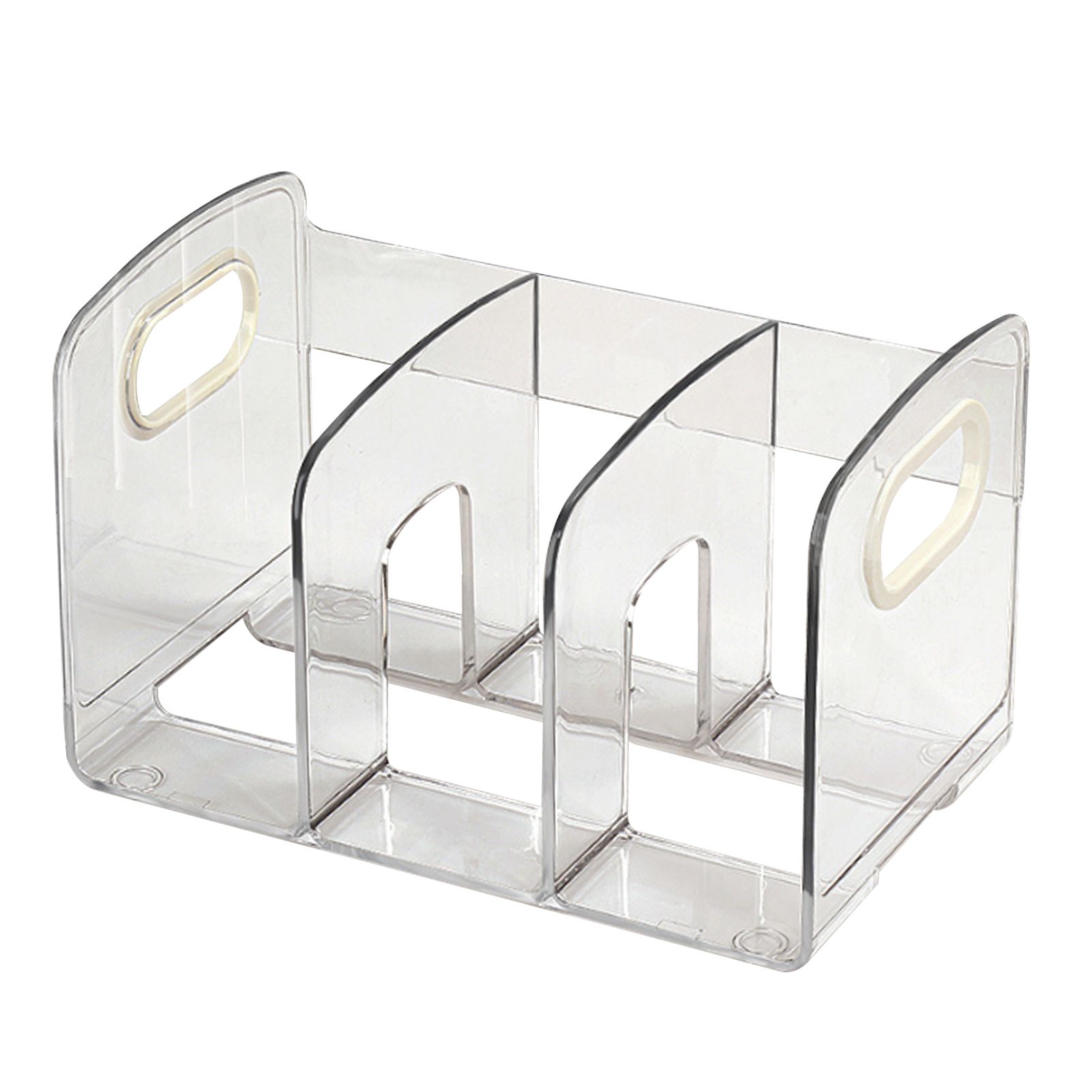 Book Organizer Desktop Book Rack File Holder Acrylic Tabletop Organizer for view 2