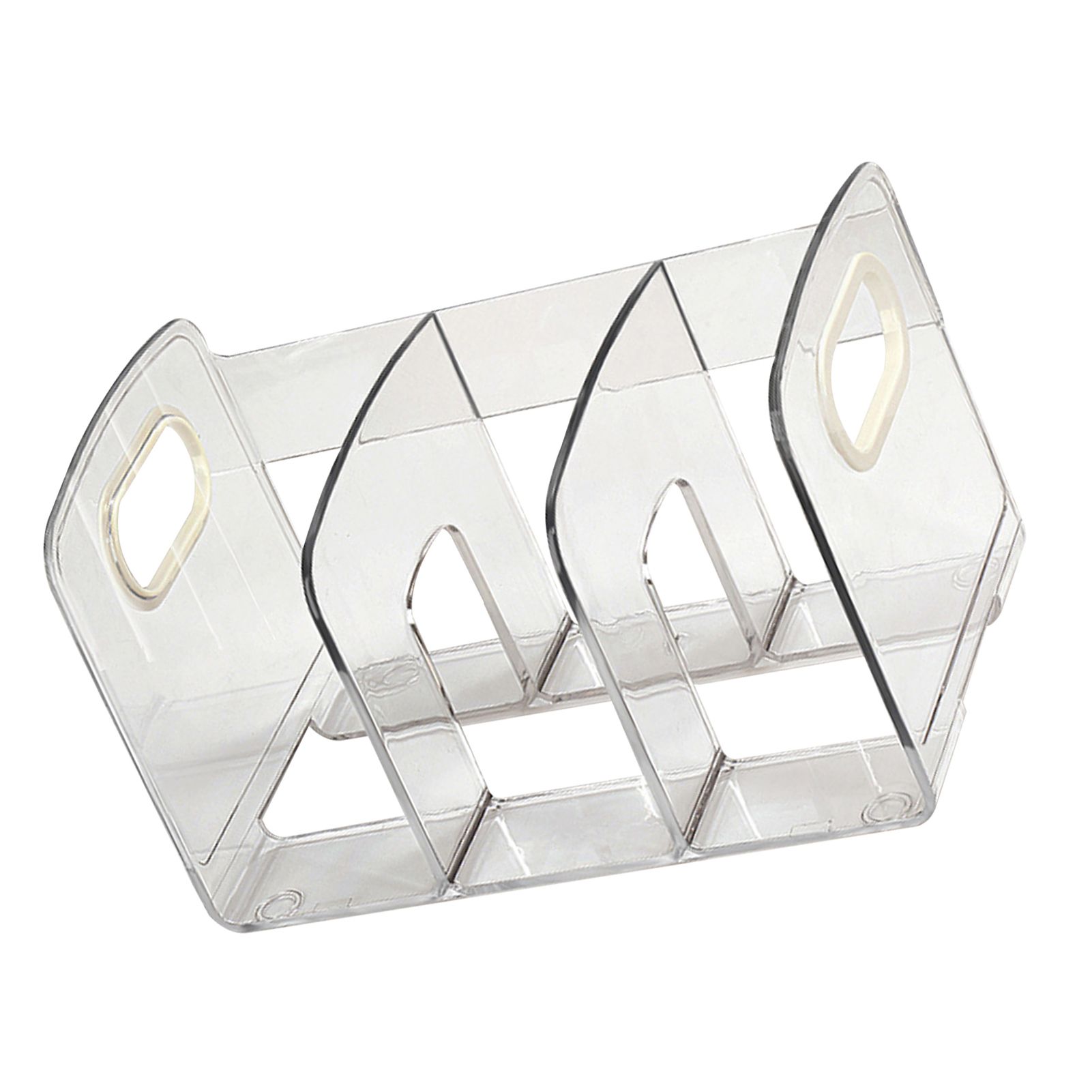 Book Organizer Desktop Book Rack File Holder Acrylic Tabletop Organizer for view 6