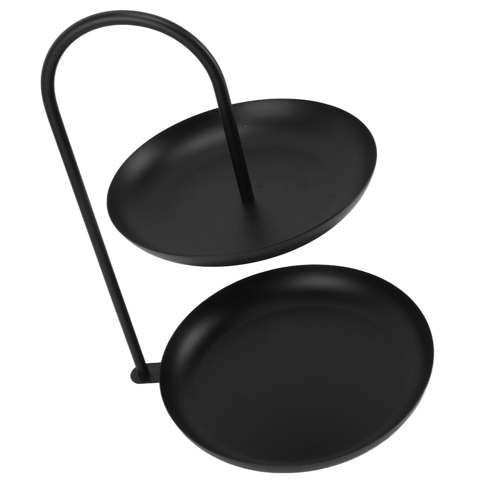 Dessert Rack Fruit Stand Round 2 Tier Iron Display Holder for Party Wedding view 3