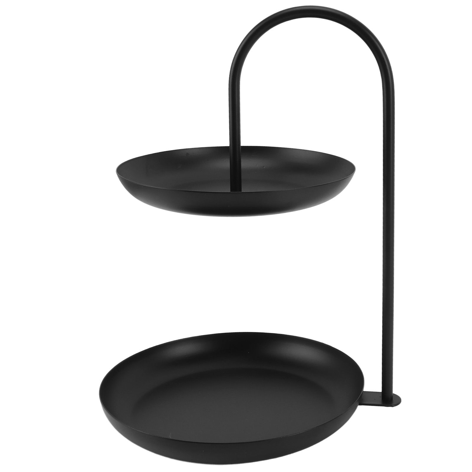 Dessert Rack Fruit Stand Round 2 Tier Iron Display Holder for Party Wedding view 6