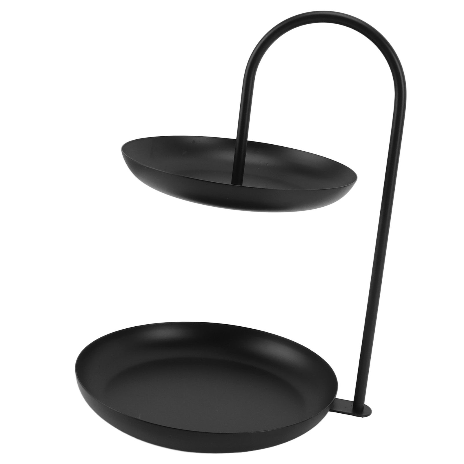 Dessert Rack Fruit Stand Round 2 Tier Iron Display Holder for Party Wedding view 10