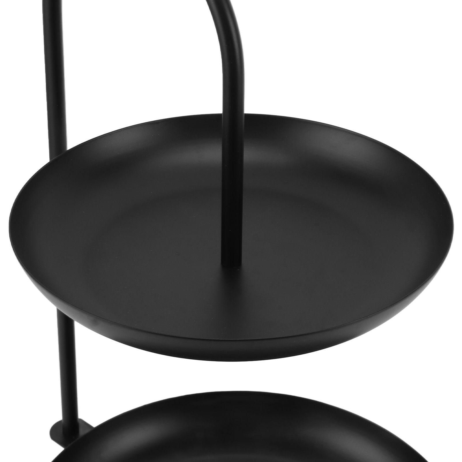 Dessert Rack Fruit Stand Round 2 Tier Iron Display Holder for Party Wedding view 13