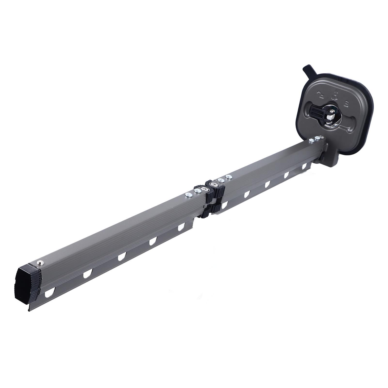 Wall Mounted Clothes Drying Rack Space Saving Laundry Clothes Rack Retractable view 2
