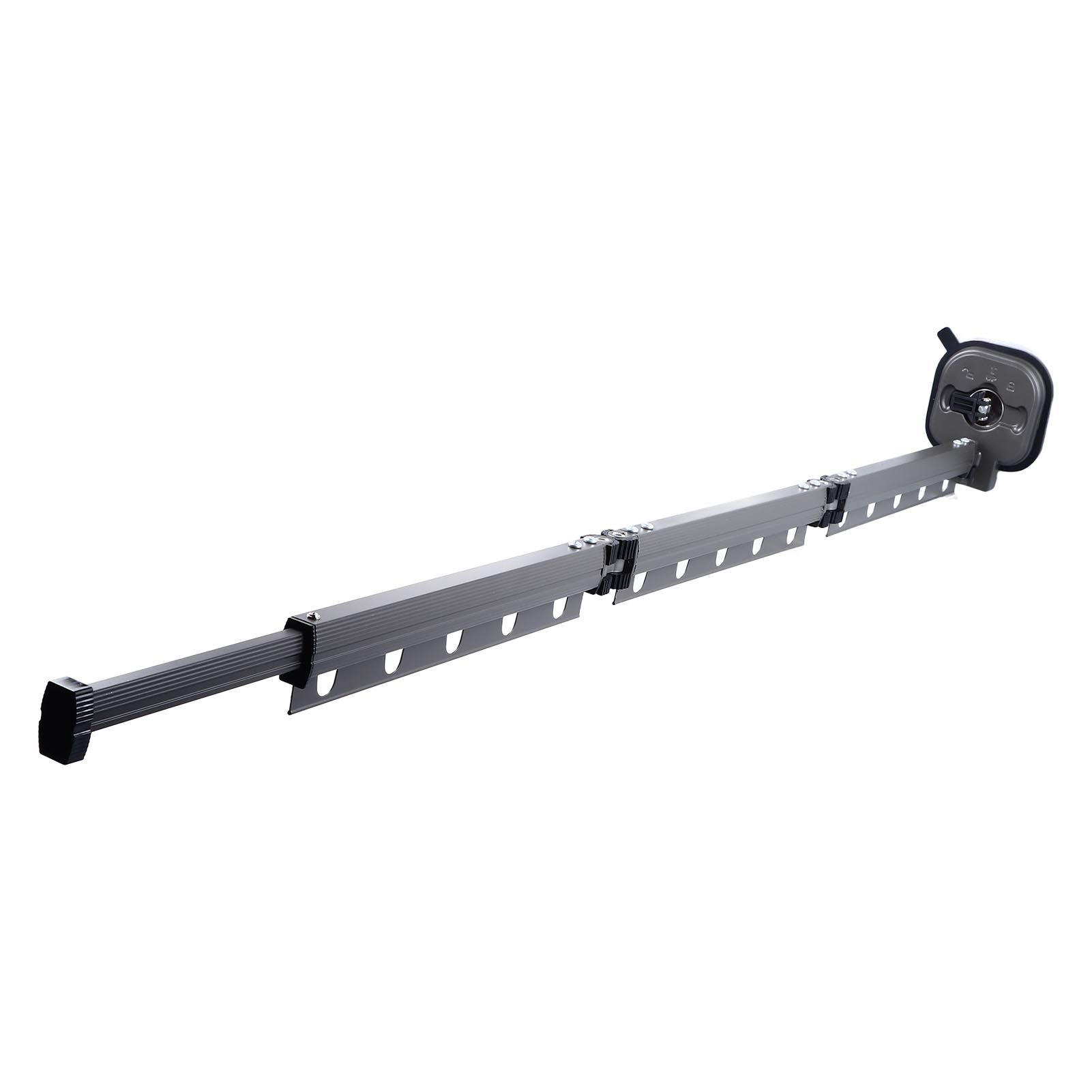 Wall Mounted Clothes Drying Rack Space Saving Laundry Clothes Rack Retractable view 2