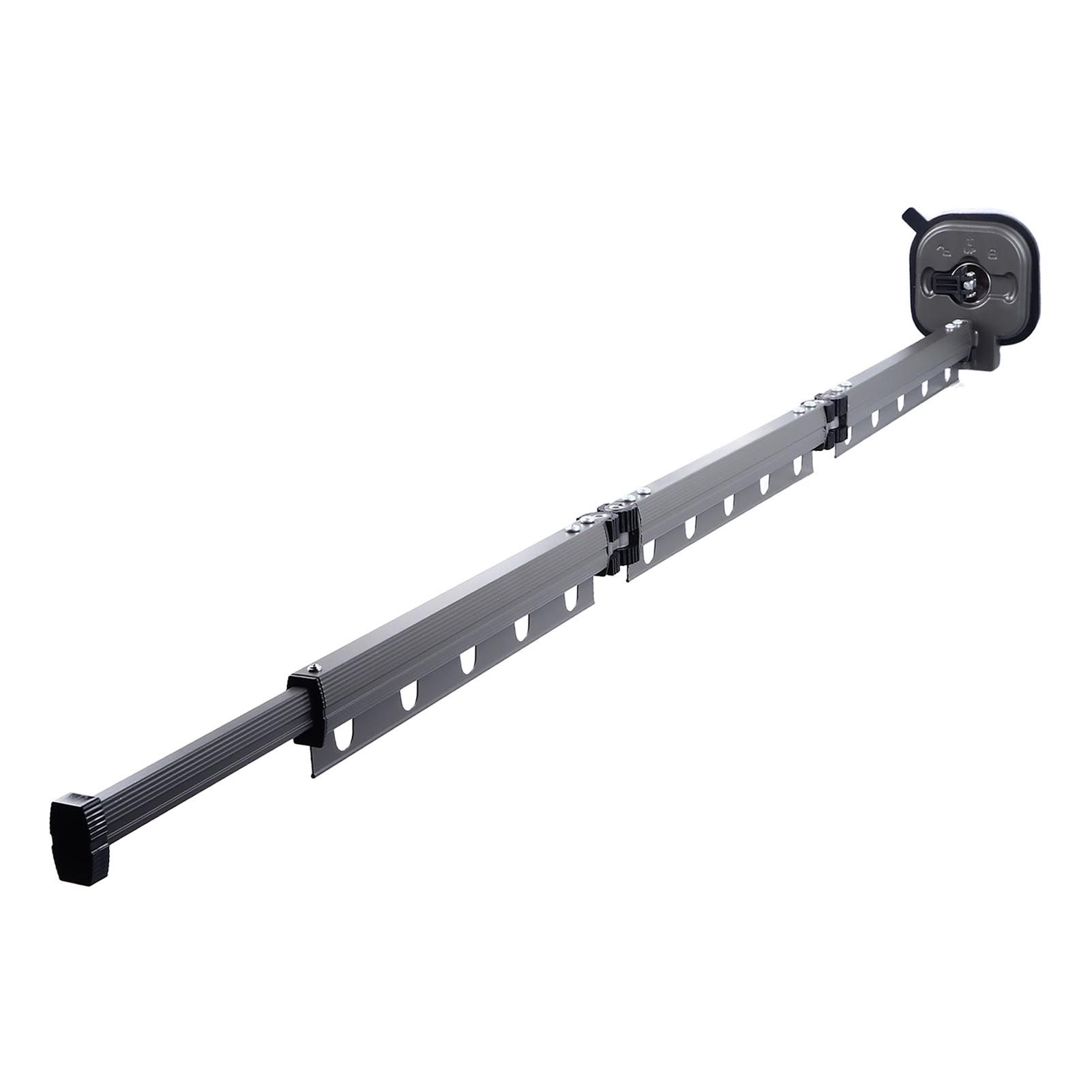 Wall Mounted Clothes Drying Rack Space Saving Laundry Clothes Rack Retractable view 9