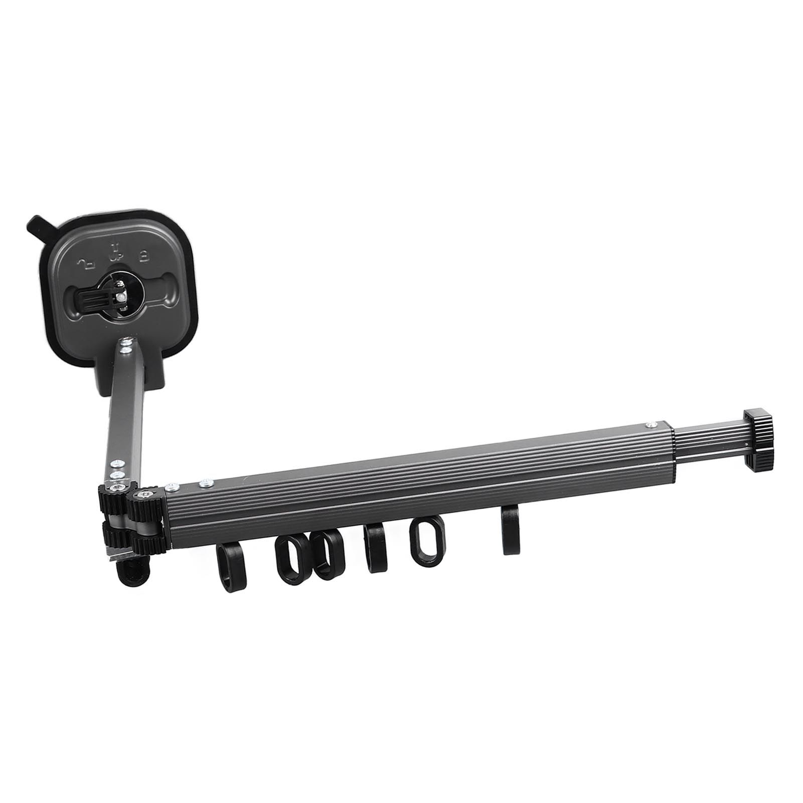 Retractable Clothes Drying Rack Wall Mount Drill Free Bifold Windproof Space view 6