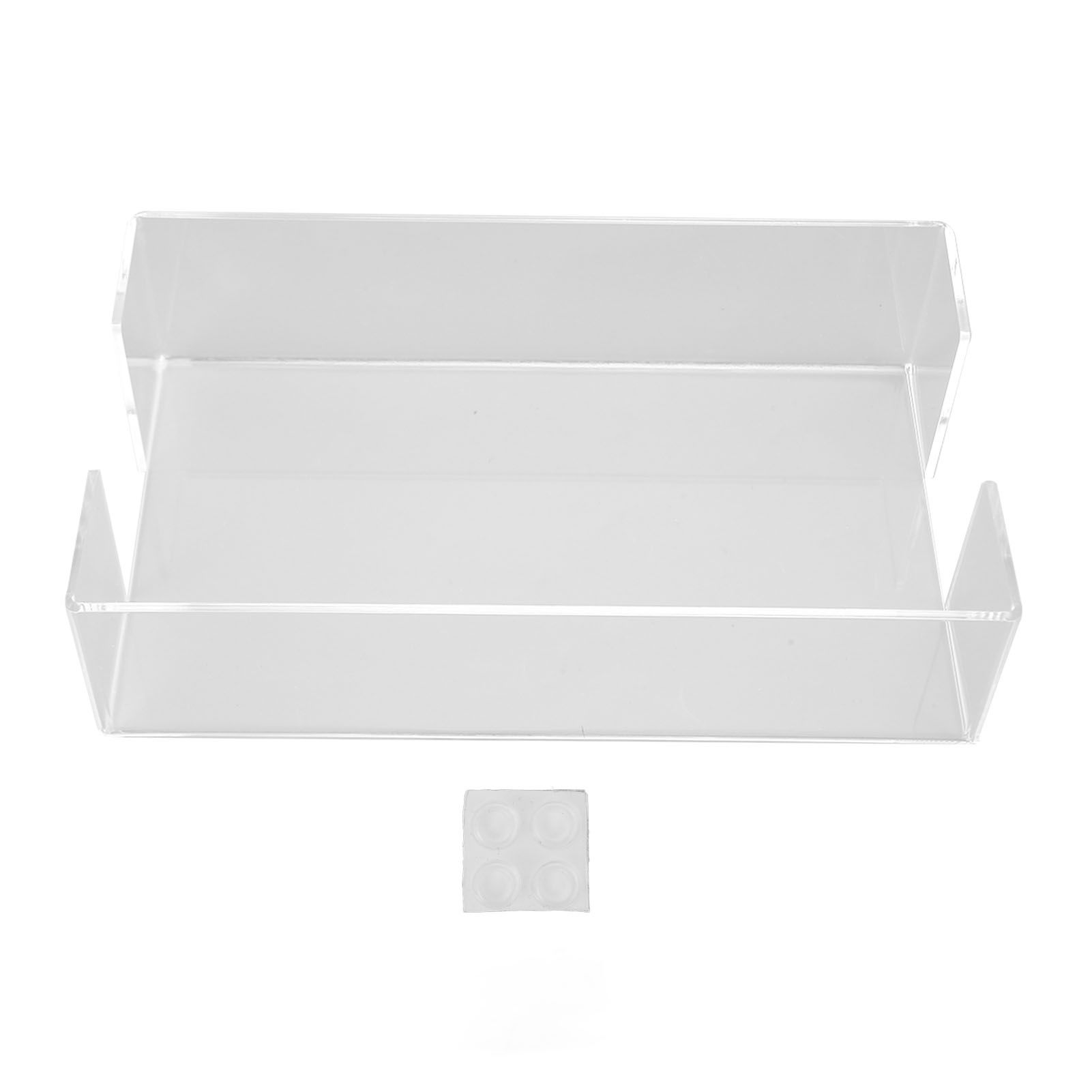 Napkin Tray Storage Holder Transparent Acrylic Modern 9.5x5.5x2.5in Large