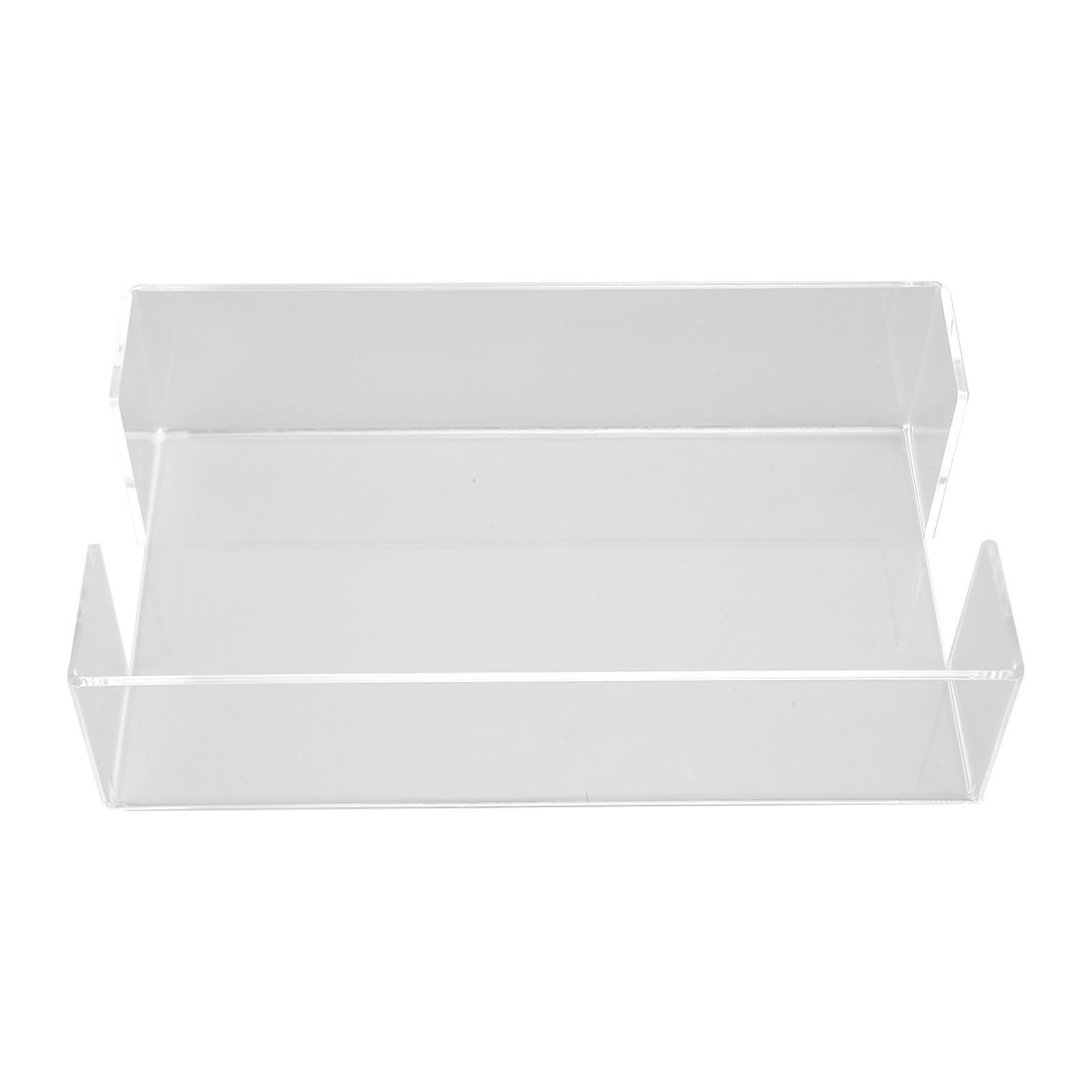 Napkin Tray Storage Holder Transparent Acrylic Modern 9.5x5.5x2.5in Large view 2