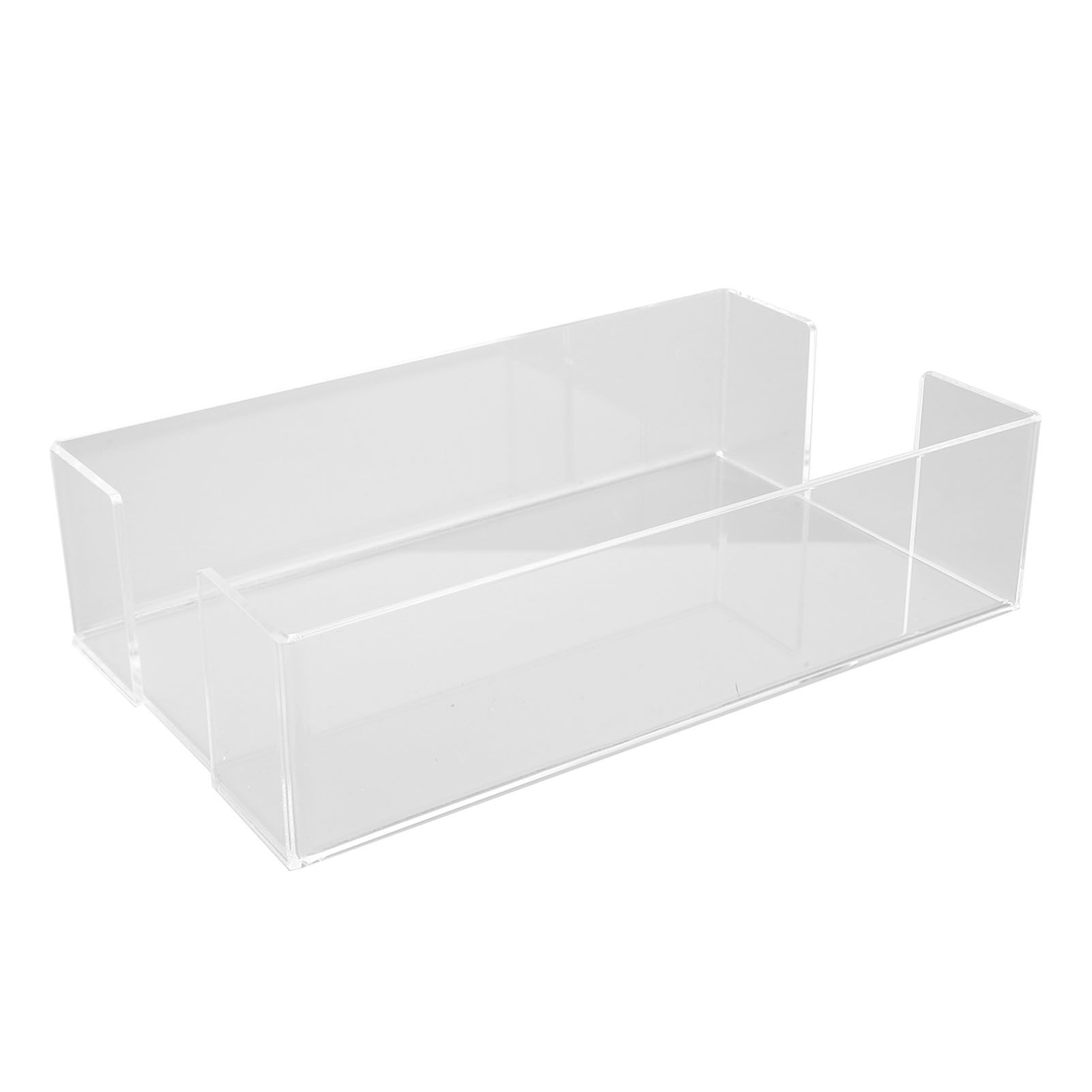 Napkin Tray Storage Holder Transparent Acrylic Modern 9.5x5.5x2.5in Large view 6
