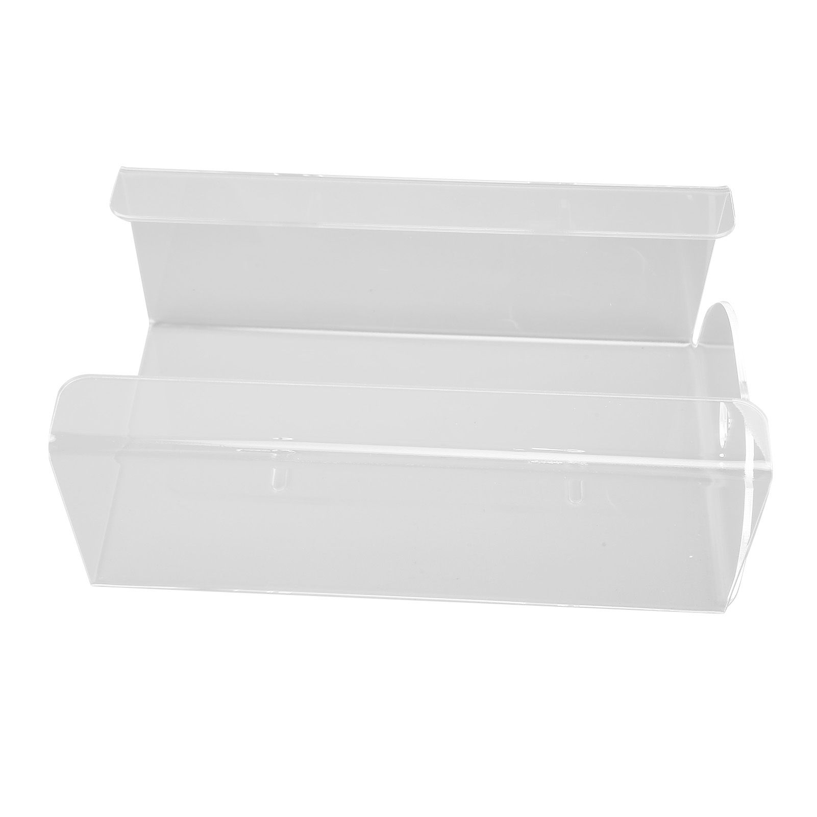 Glove Box Holder Dispenser Wall Mounted Tissue Holder Clear with Adhesive view 9
