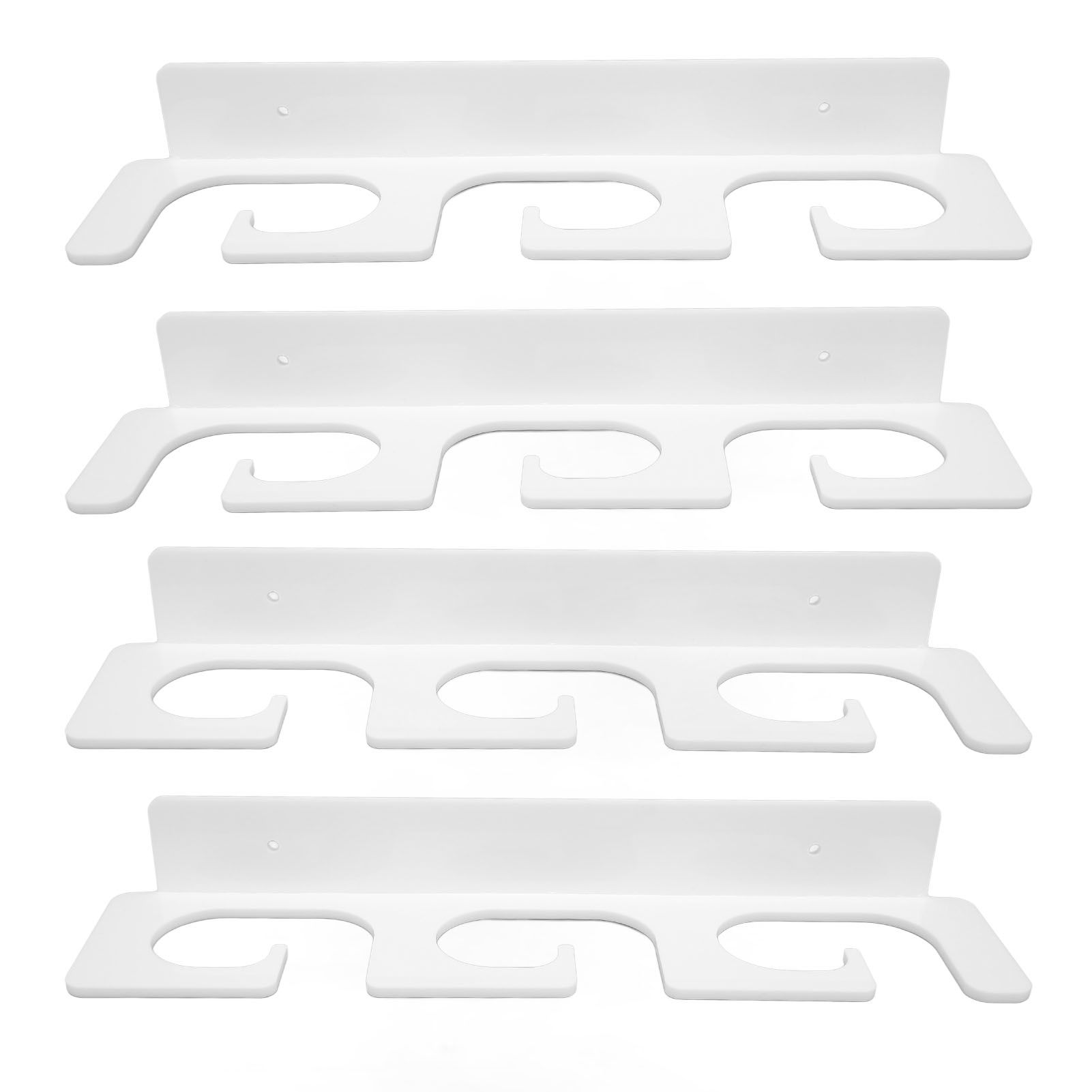 4Pcs Fishing Rod Holder Rugged Space Saving Stylish Holding 6 Rods Wall view 4