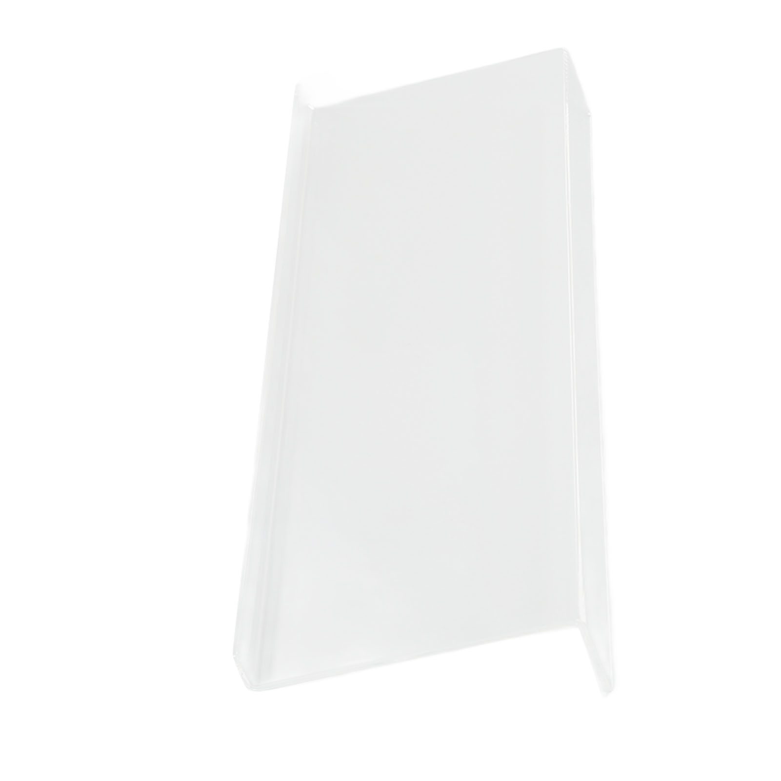 Acrylic Tilted Computer Keyboard Holder Low Front Lip Polished Finish Keyboard view 8