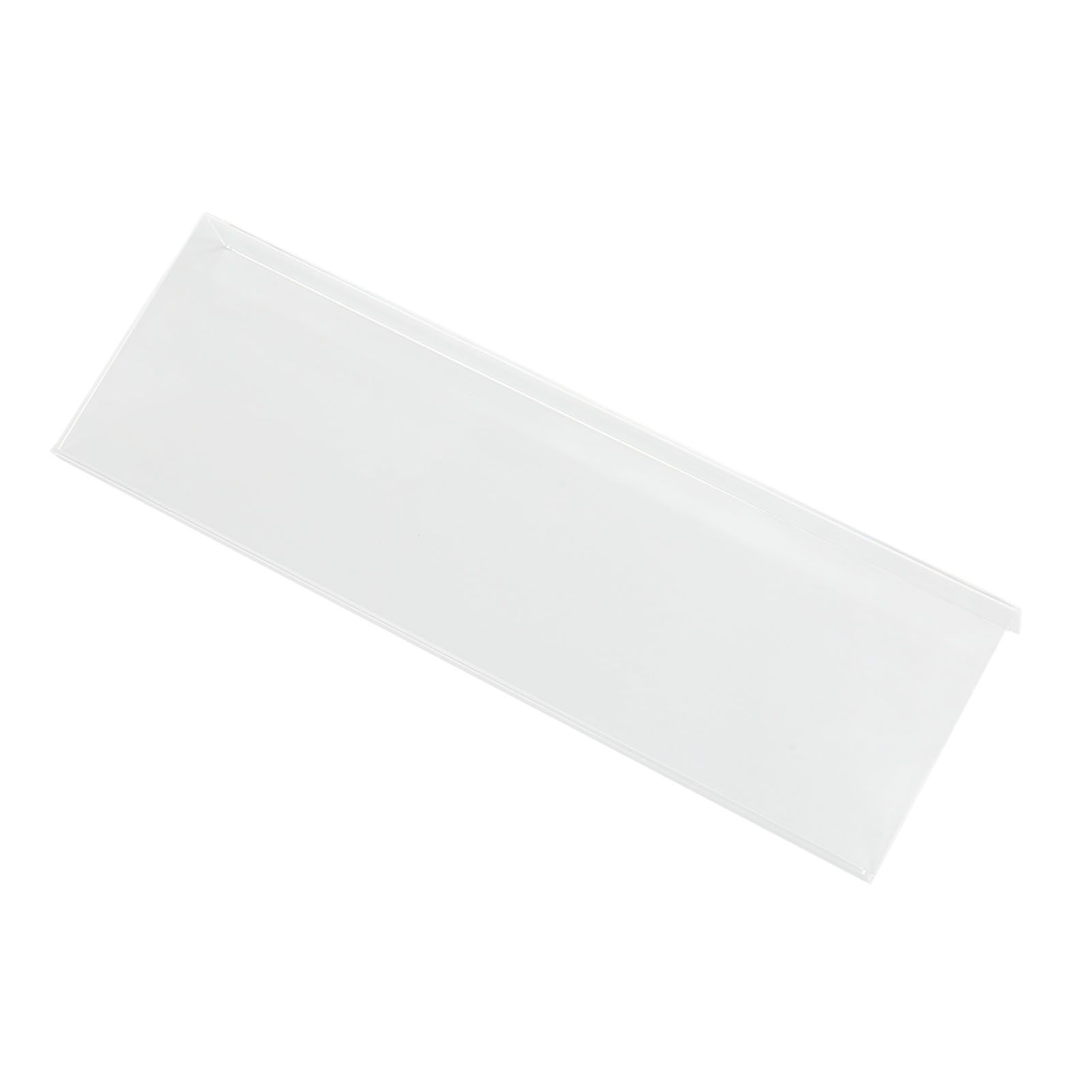 Acrylic Tilted Computer Keyboard Holder Low Front Lip Polished Finish Keyboard view 9