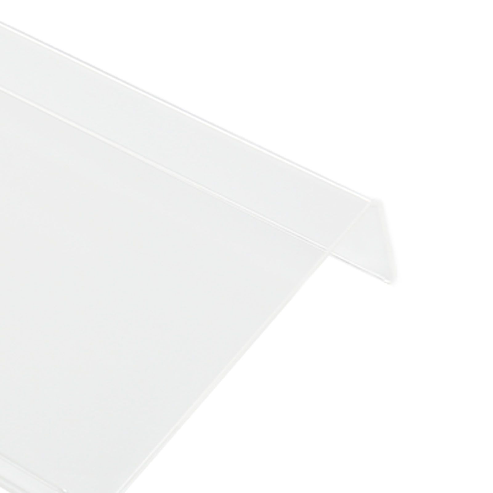 Acrylic Tilted Computer Keyboard Holder Low Front Lip Polished Finish Keyboard view 14