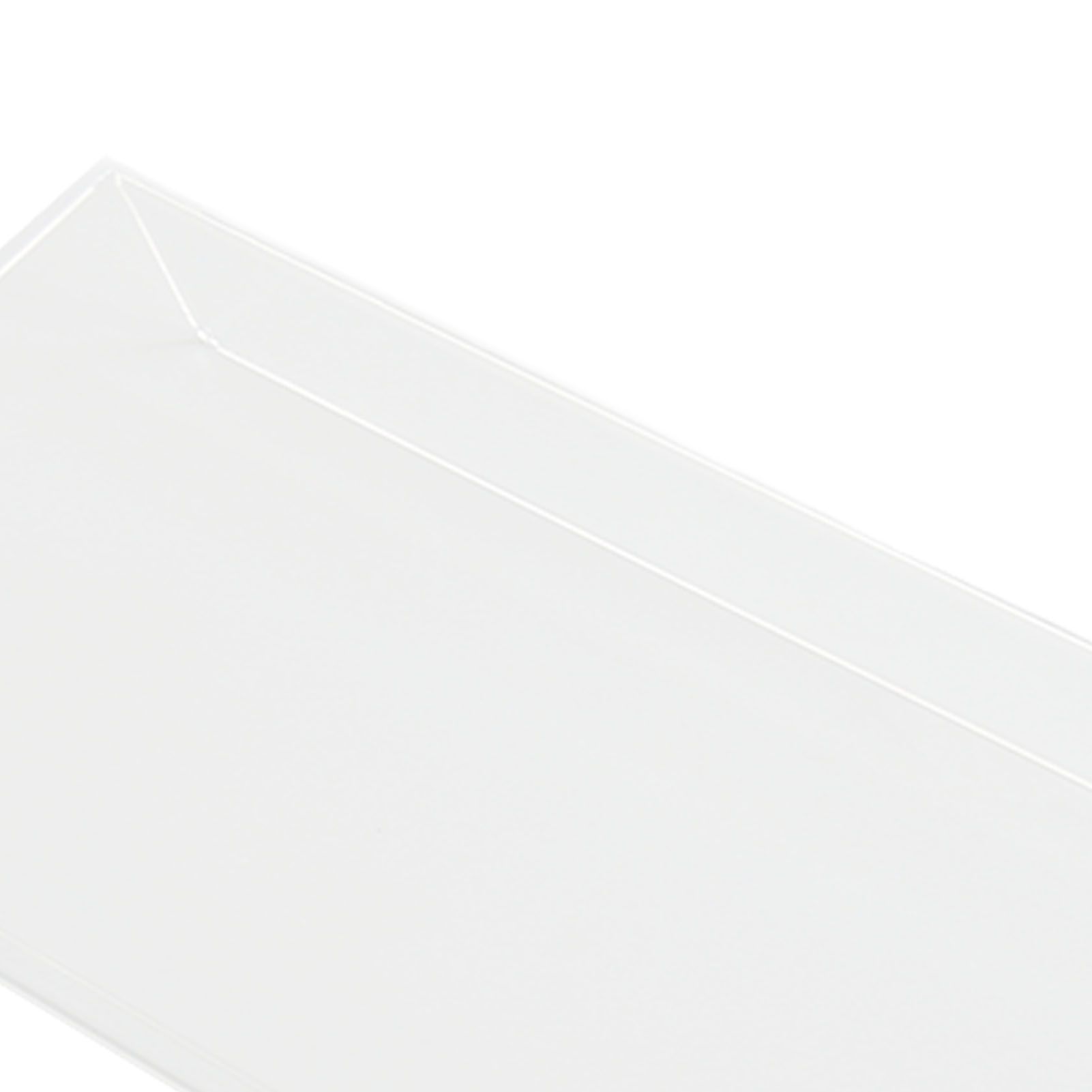 Acrylic Tilted Computer Keyboard Holder Low Front Lip Polished Finish Keyboard view 15
