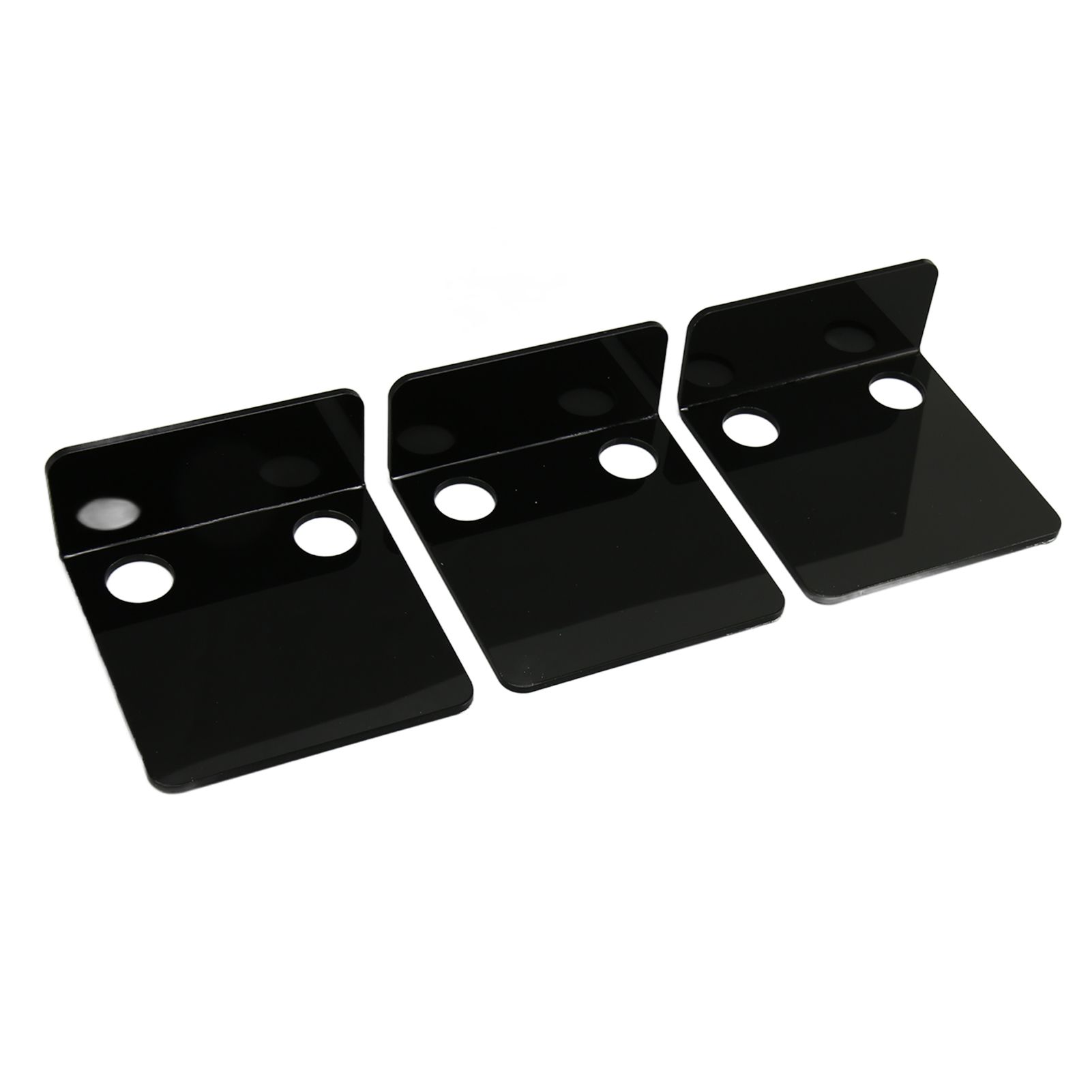 3 PCS Small Security Cameras Wall Shelf with 6 Cable Clips 10PCS Tapes Acrylic view 2