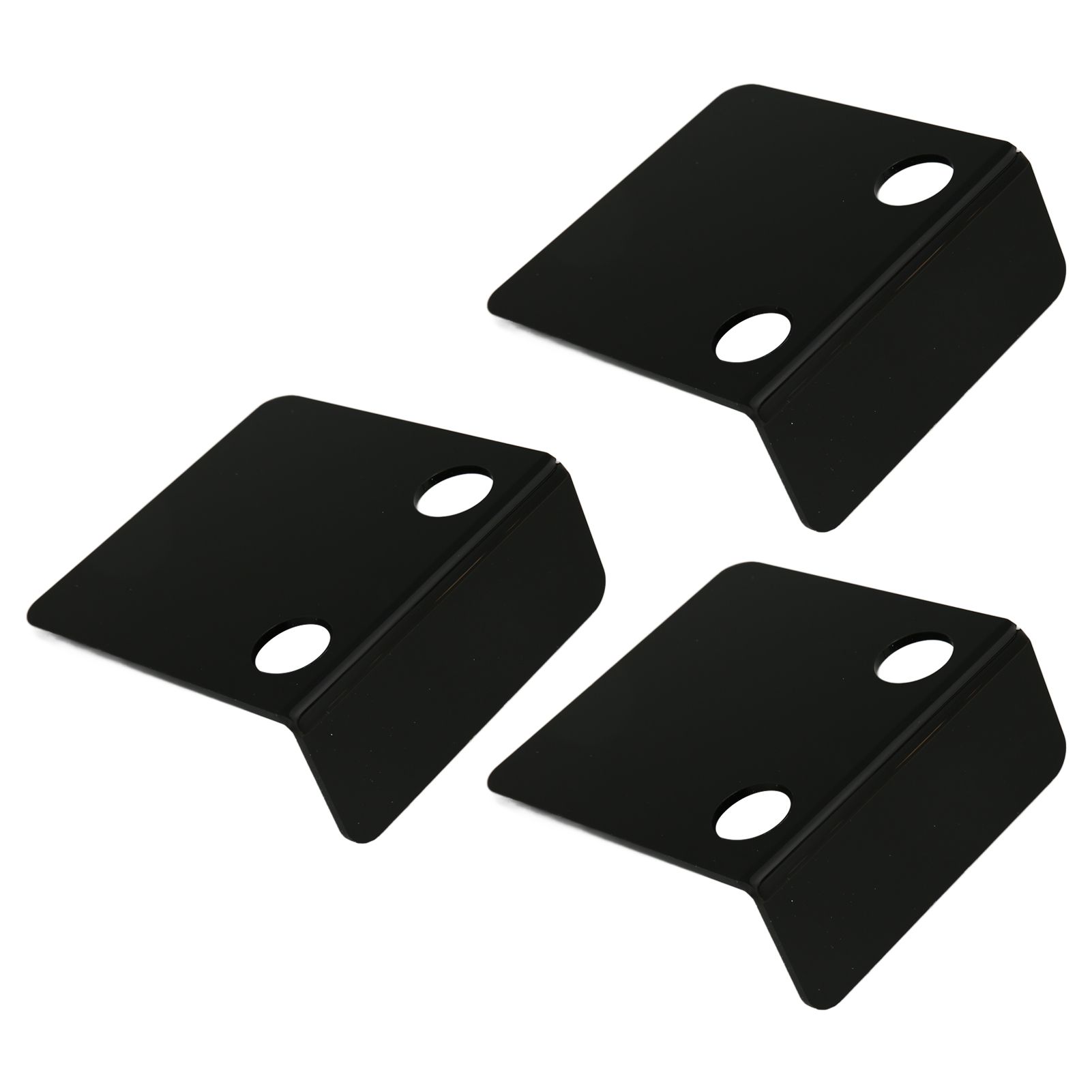 3 PCS Small Security Cameras Wall Shelf with 6 Cable Clips 10PCS Tapes Acrylic view 4