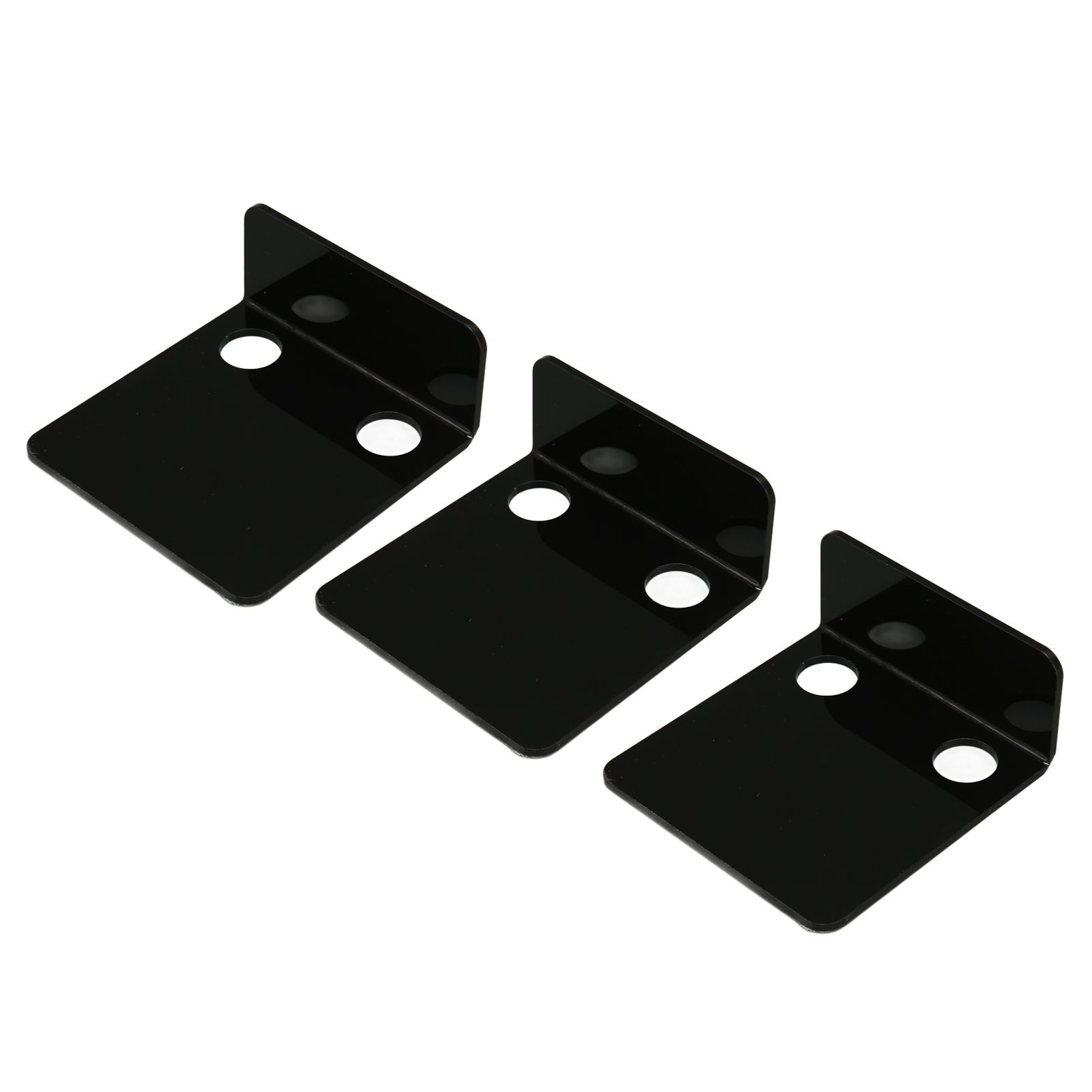 3 PCS Small Security Cameras Wall Shelf with 6 Cable Clips 10PCS Tapes Acrylic view 5